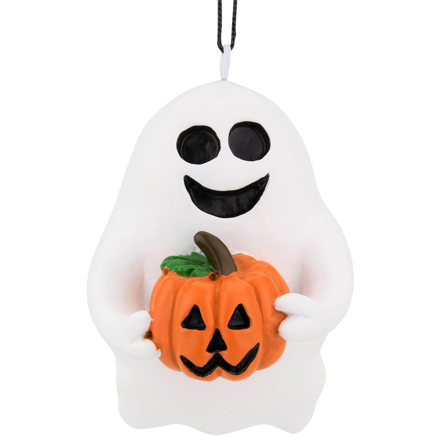 Tree Buddees Cute Friendly Ghost with Pumpkin Halloween Ornament