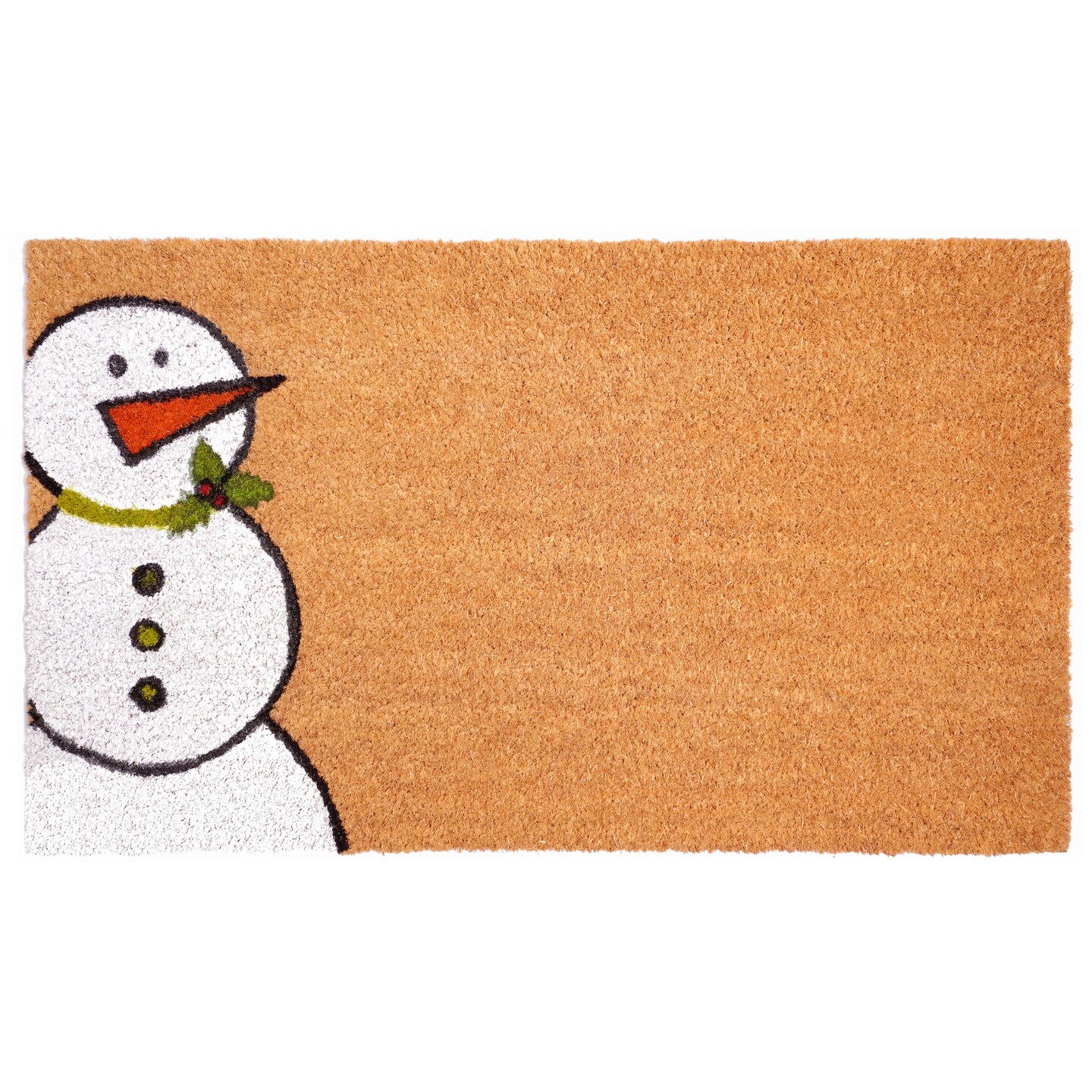 Winter Snowman Doormat