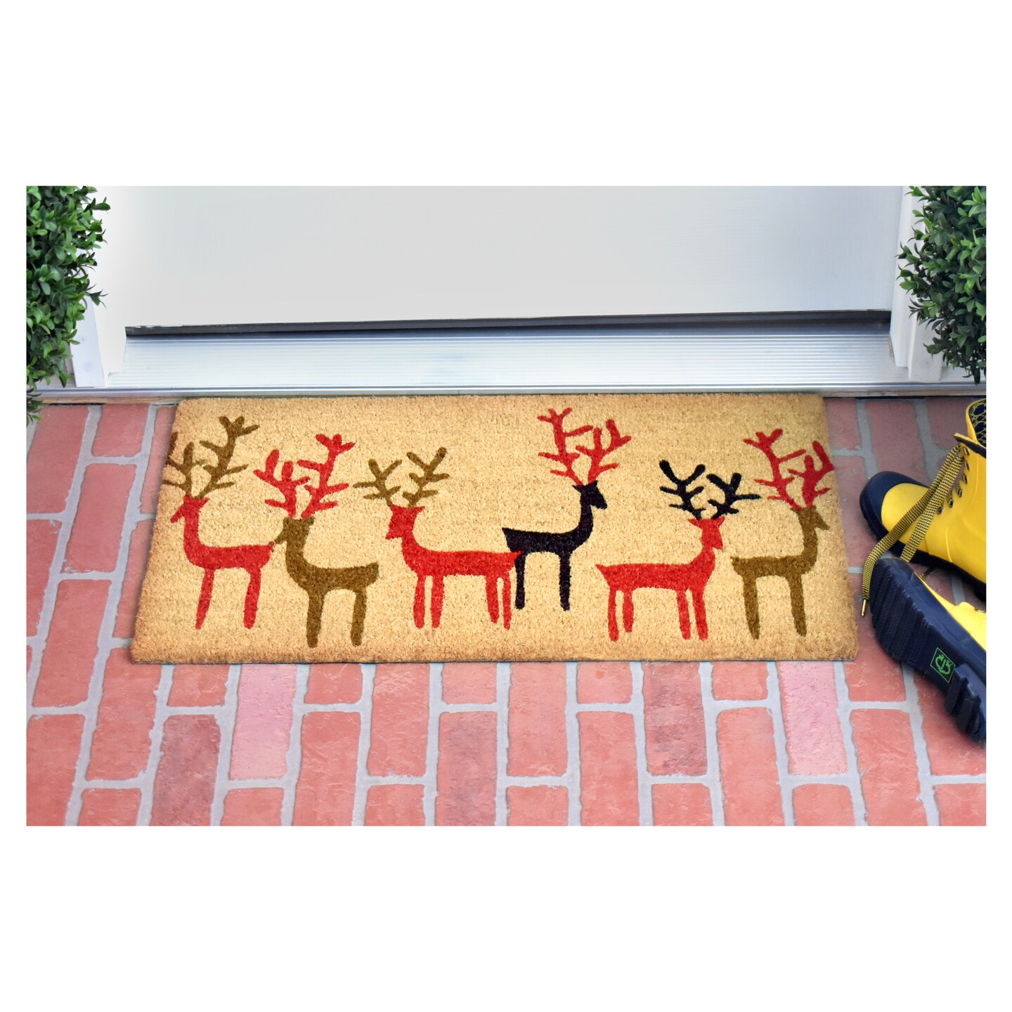 Christmas Deer Doormat