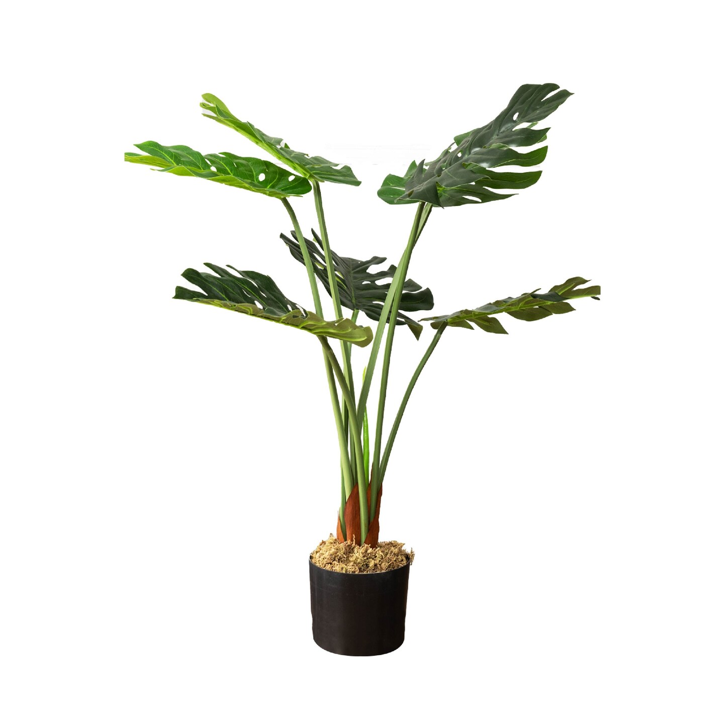 Artificial Monstera Plant, Artificial Plants for Home Decor Indoor, Faux Plants &#x26; Fake Plant Decor, Fake Plants Tall, Large Fake Plant, Artificial Plants Indoor, Tall Plants for Living Room Decor 3ft