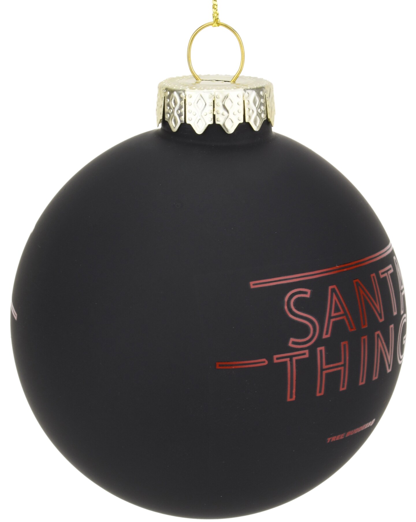Santa Things Glass Christmas ornament