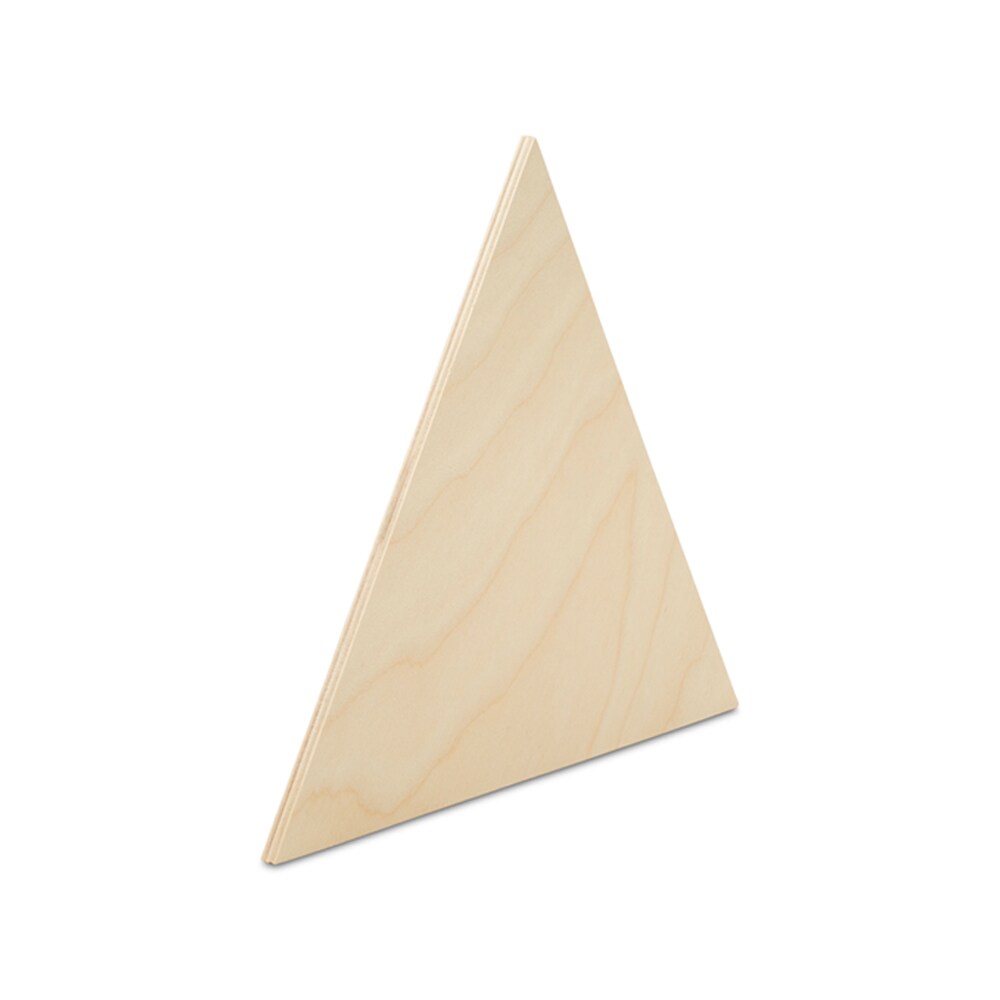 Triangle Wooden Cutouts, Multiple Sizes Available, Unfinished Crafts &#x26; Geometric Decor | Woodpeckers