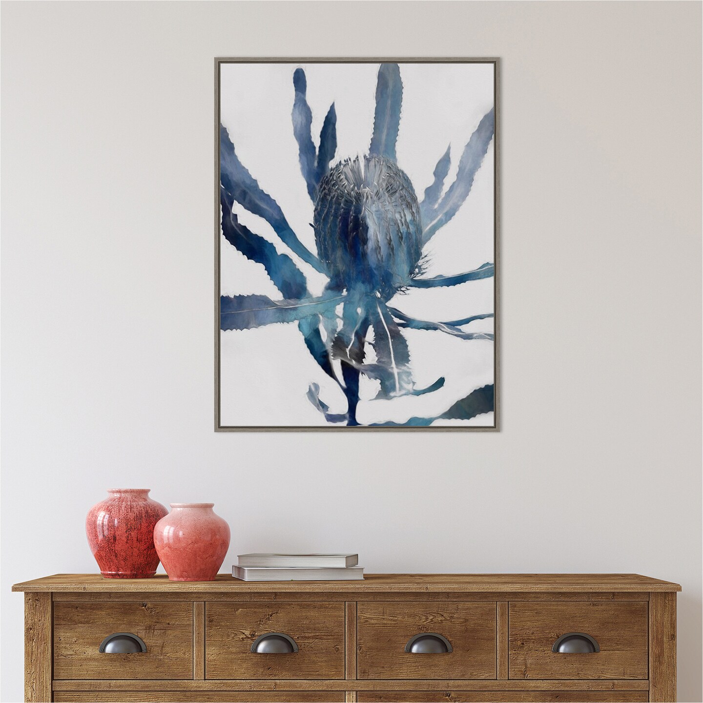 Flowers From the Ashes I by Urban Road Canvas Wall Art Print Framed
