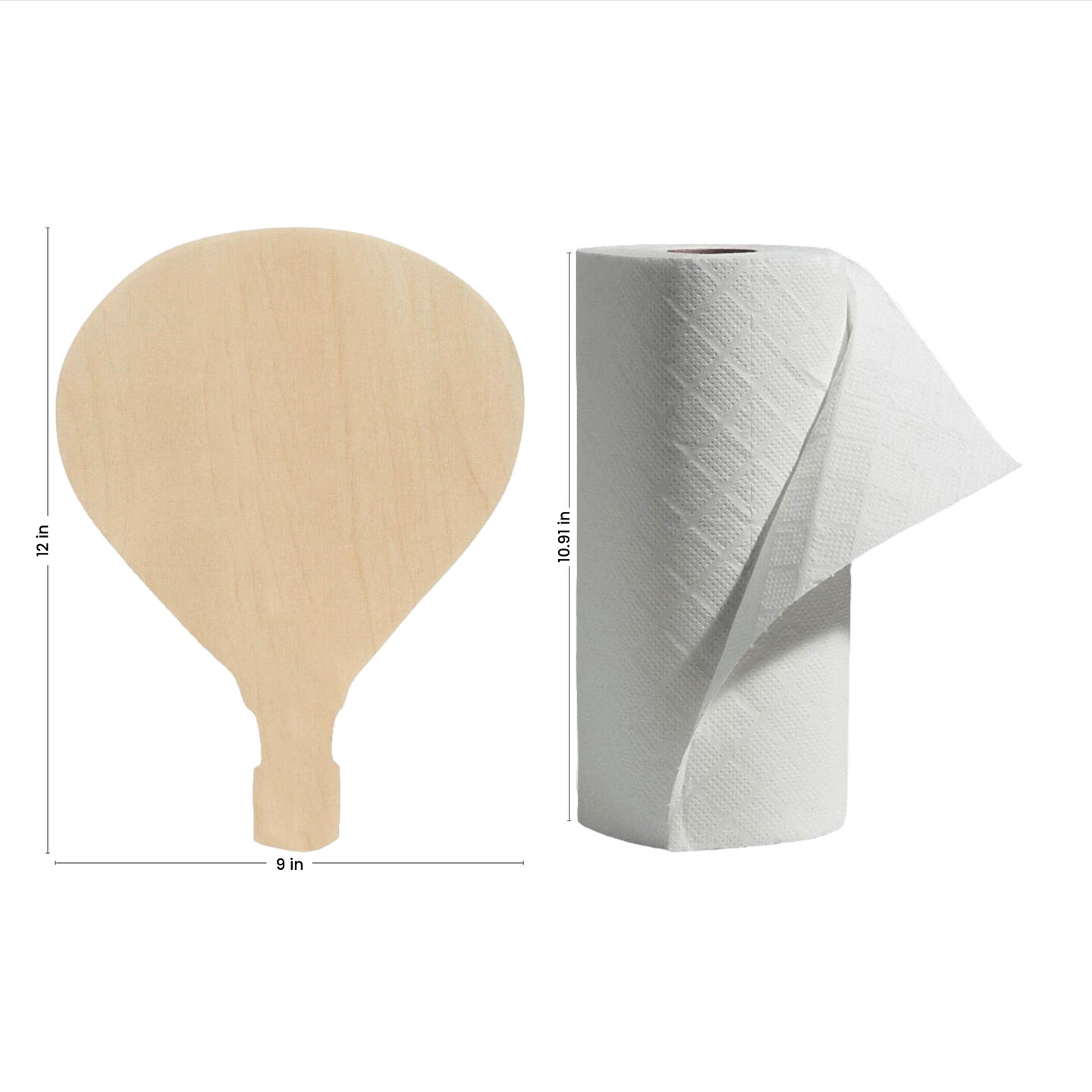 Unfinished Wooden Hot Air Balloon Cutout, 12", Summer Crafts | Woodpeckers