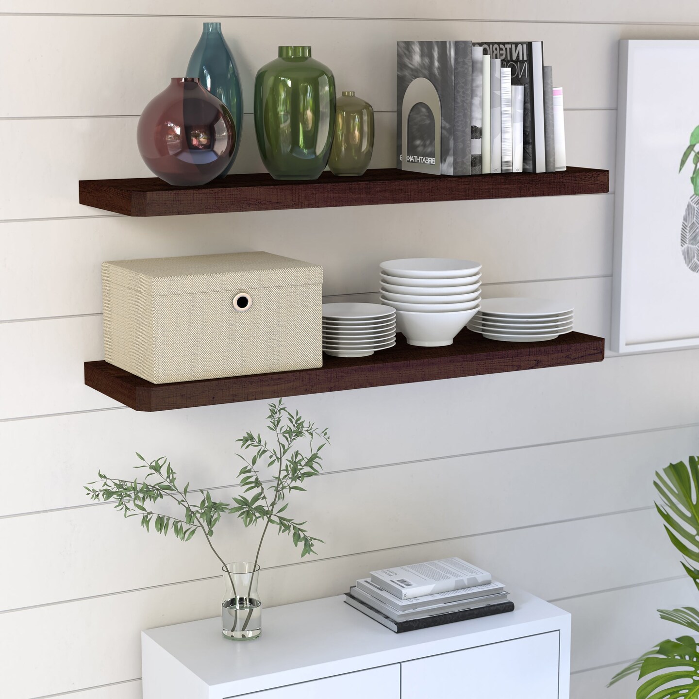 Soho Floating Shelf 36&#x22;, Espresso