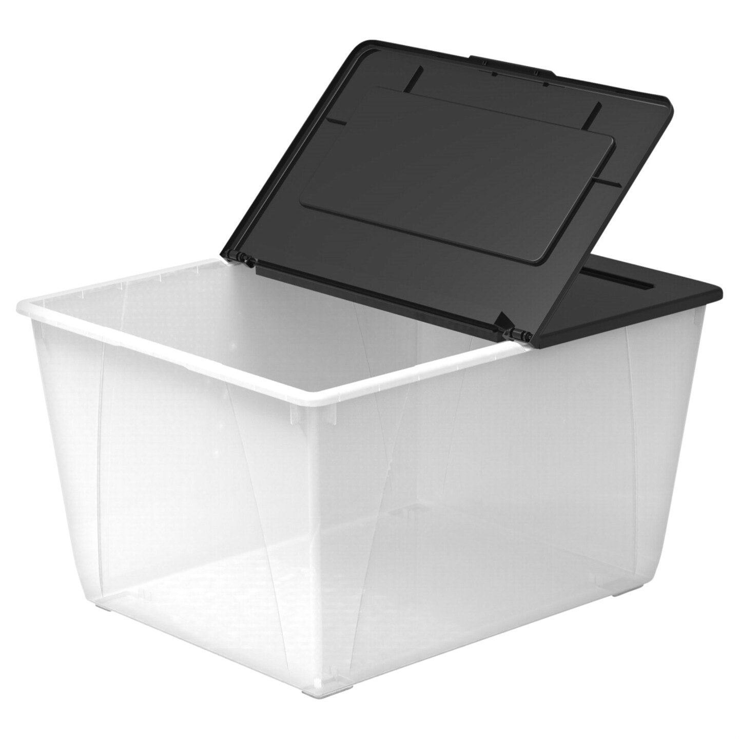 Storex Storage Bin 16 Gallon, Clear with Black Lid Accessories Michaels