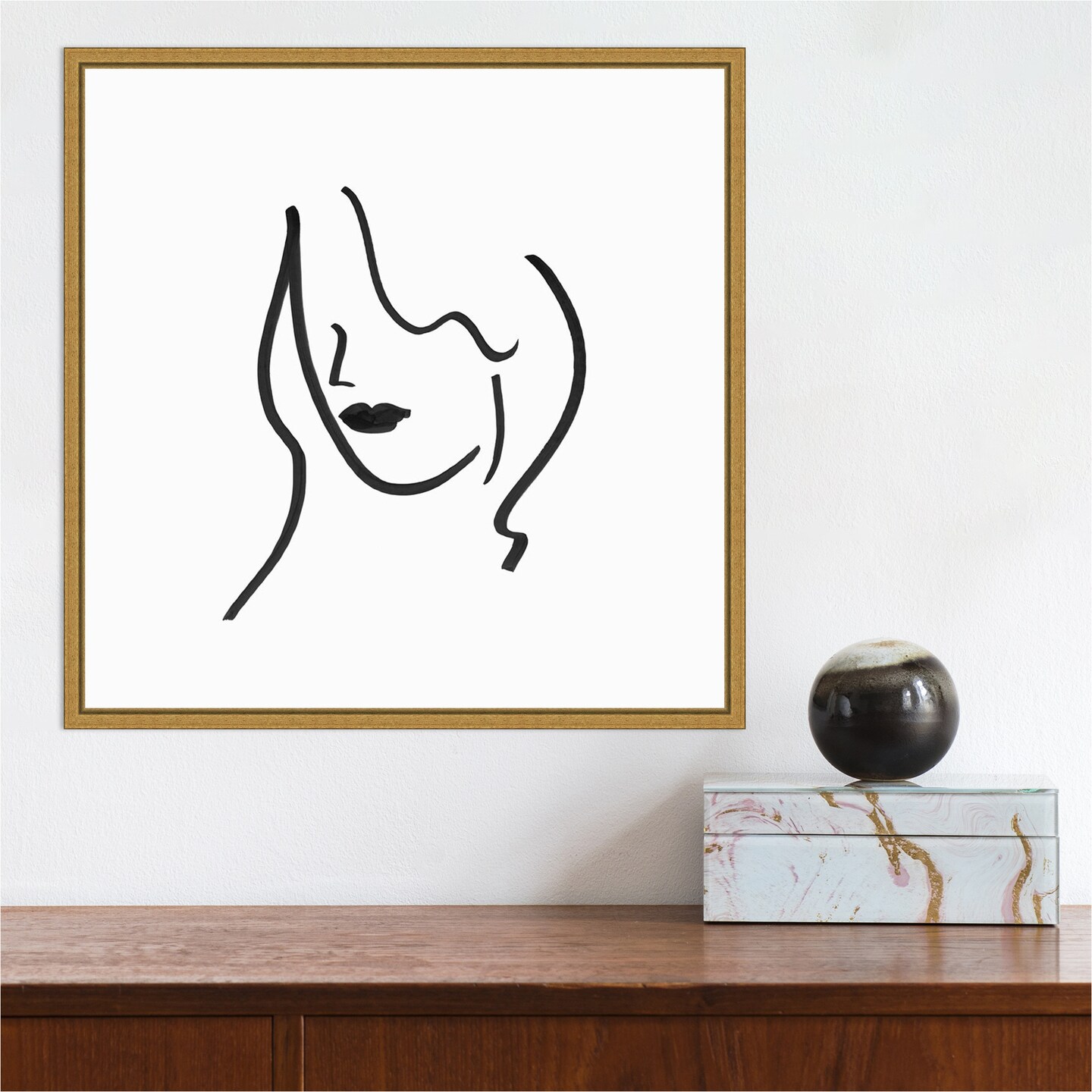 Muser II (Woman) by Isabelle Z Canvas Wall Art Print Framed