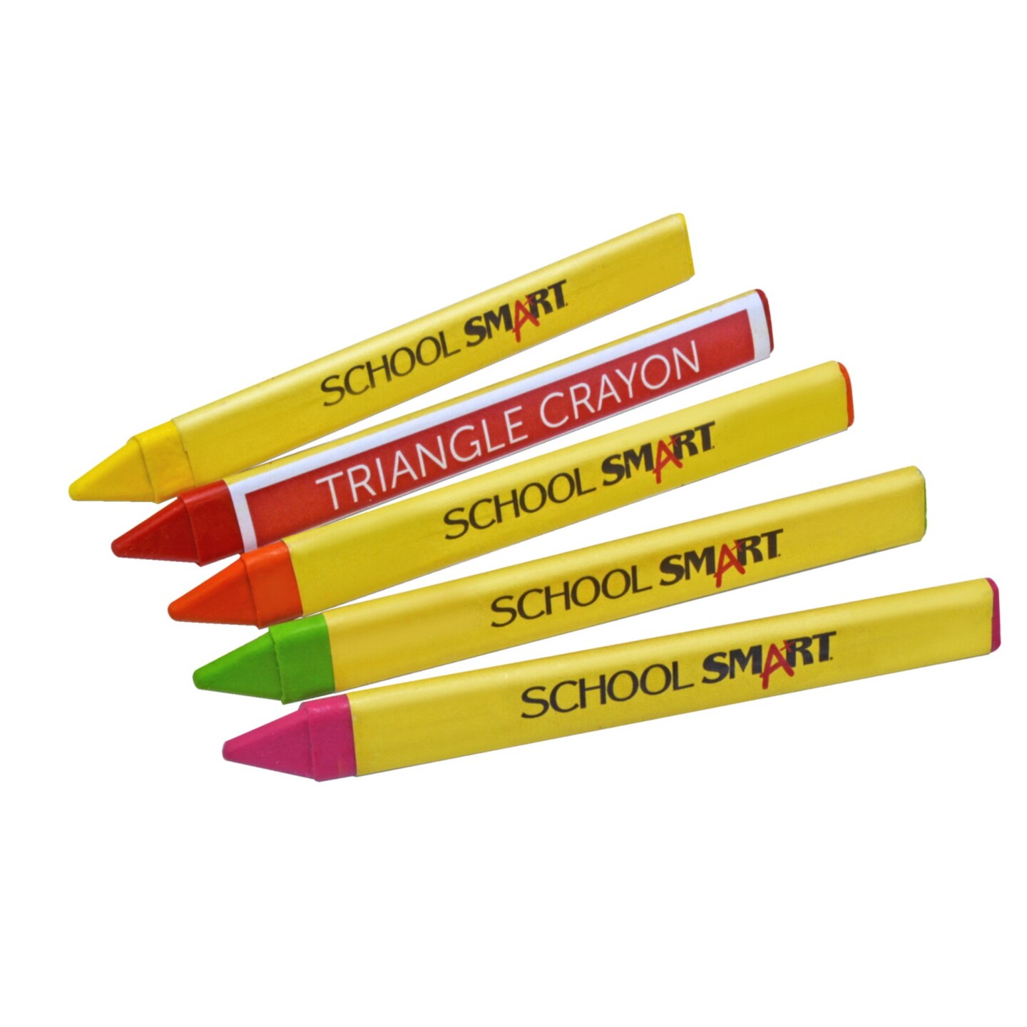 School Smart Triangular Crayons, Set of 8 | Crayons | Michaels