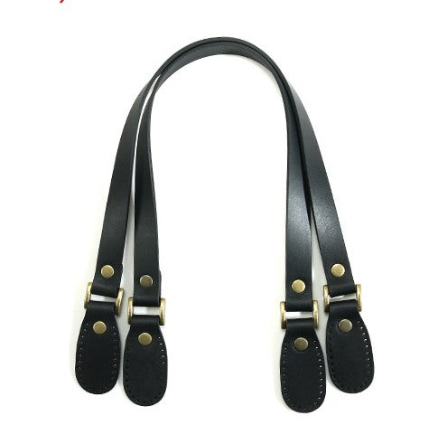 23.8" byhands 100% Genuine Leather Purse Handles, Shoulder Bag Strap (30-6001)