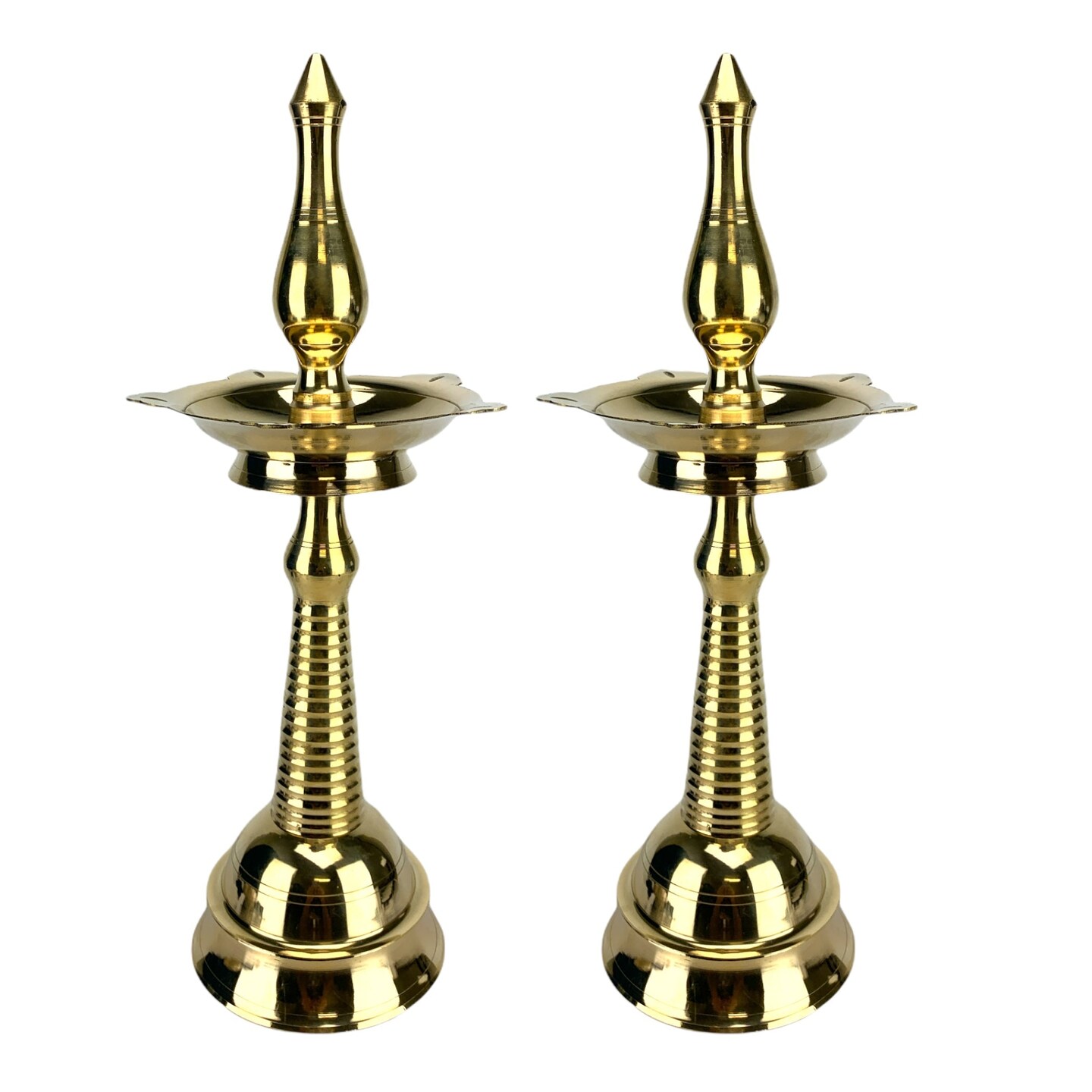 1 Ct Kerala Brass Oil Lamp Samai Diya Brass Oil Diya Diwali Deepak 1-ct-kerala-brass-oil-lamp-samai-diya-brass-oil-diya-diwali-deepak