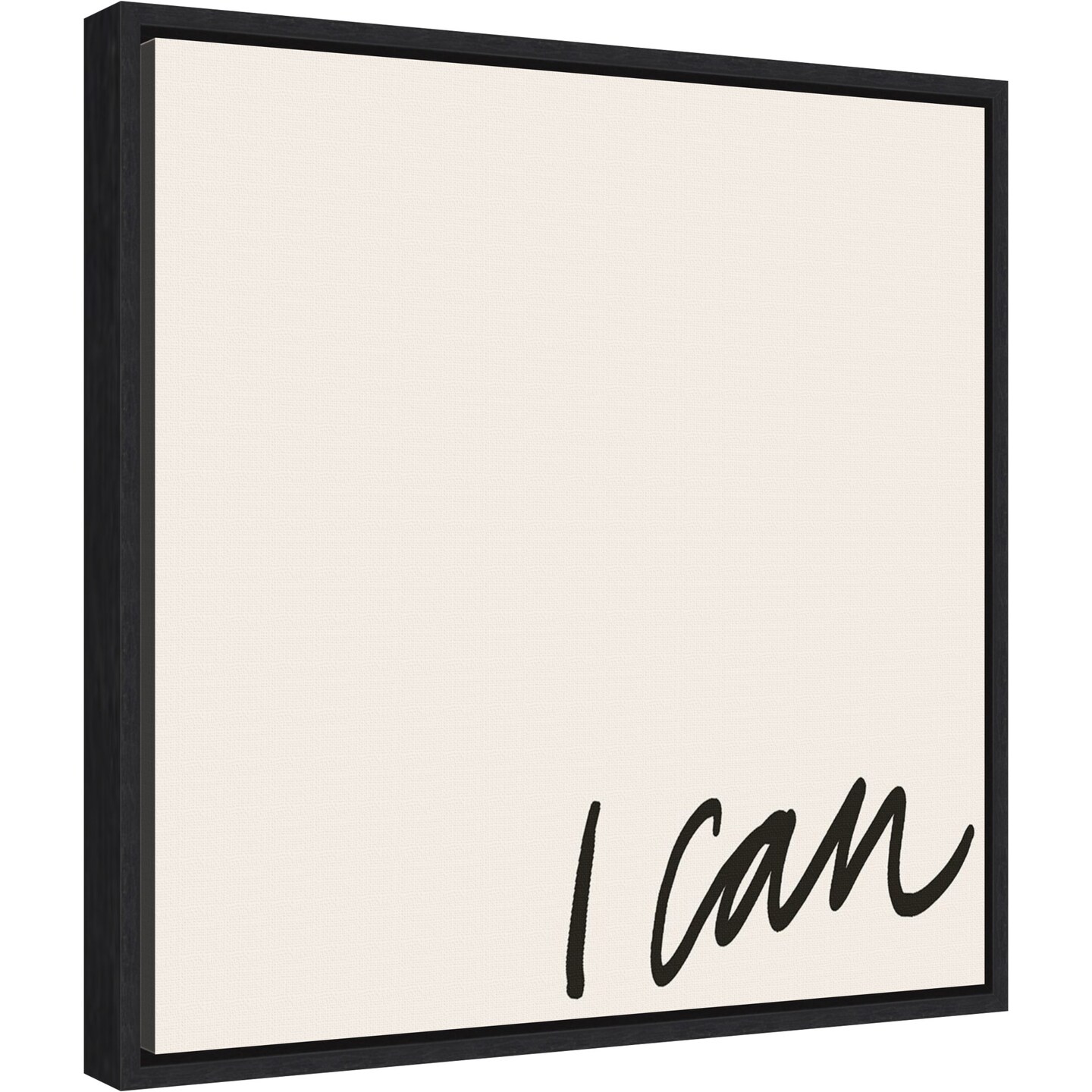 Can Will I by Anna Hambly Canvas Wall Art Print Framed