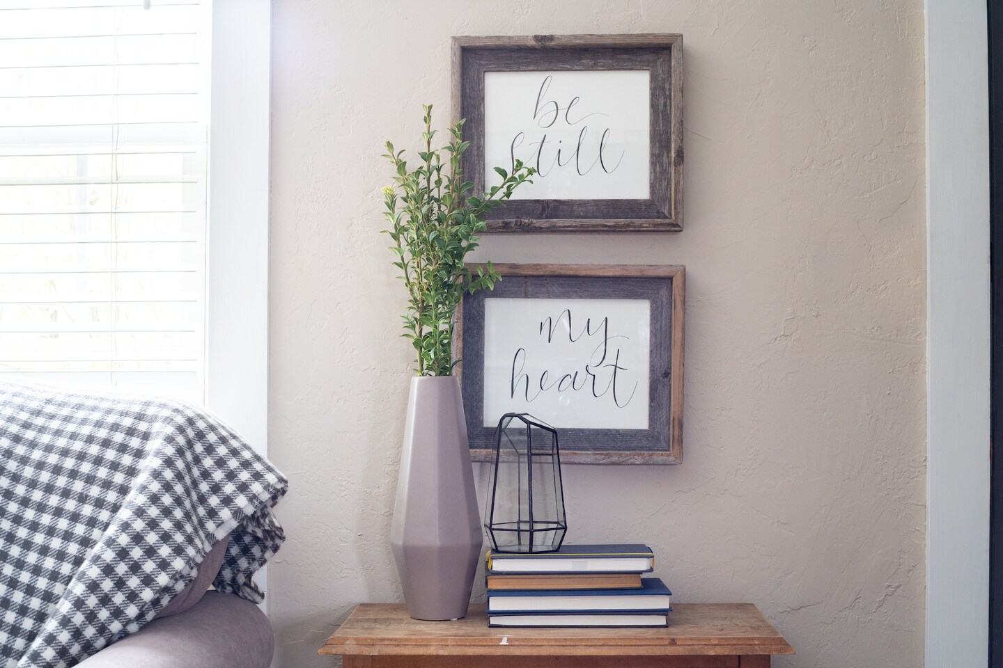 Rustic Farmhouse Signature Series 9 in. x 12 in. Reclaimed Wood Picture Frame