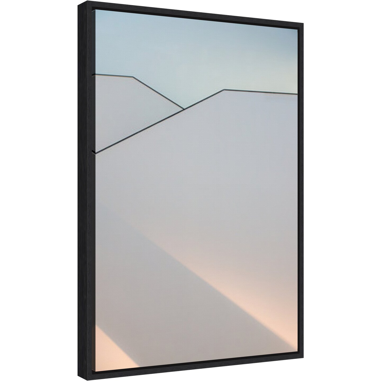 Play of Light on Buildings by Greetje van Son Canvas Art Framed