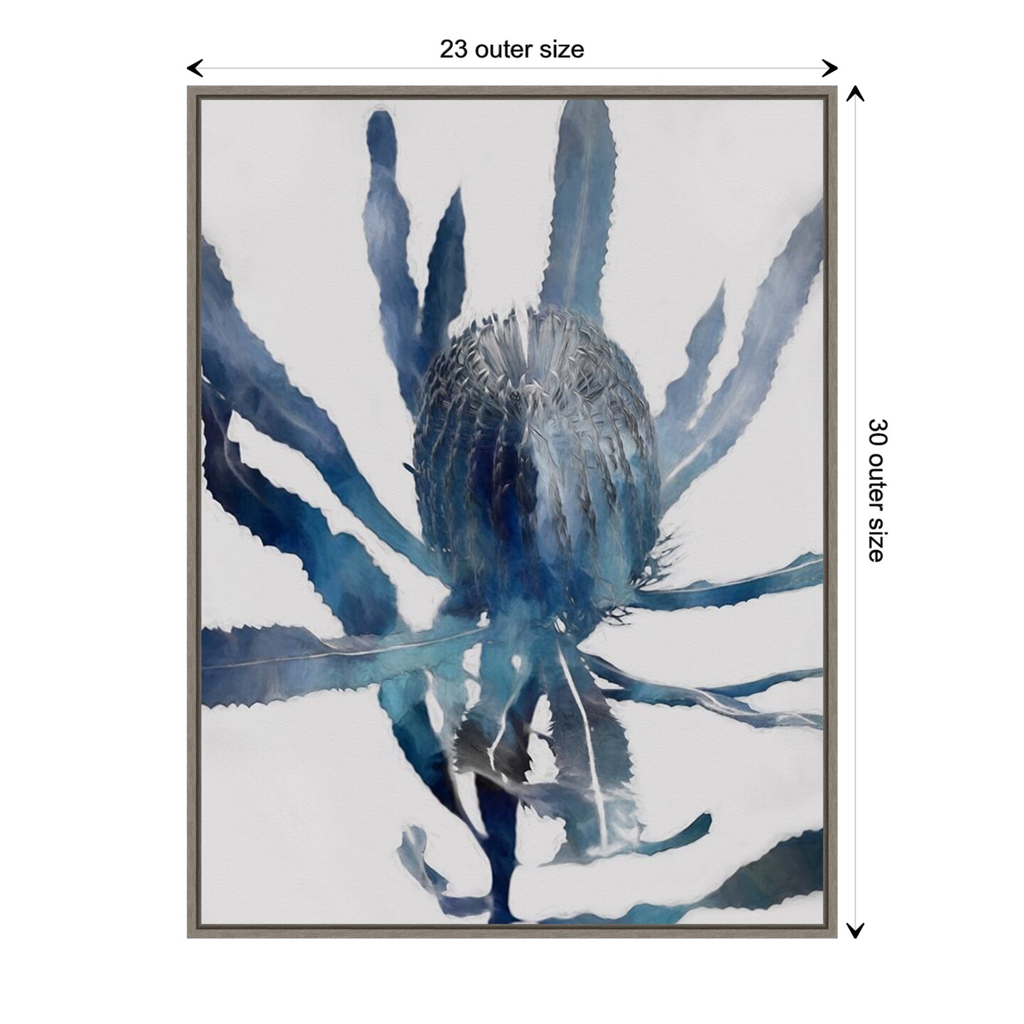 Flowers From the Ashes I by Urban Road Canvas Wall Art Print Framed
