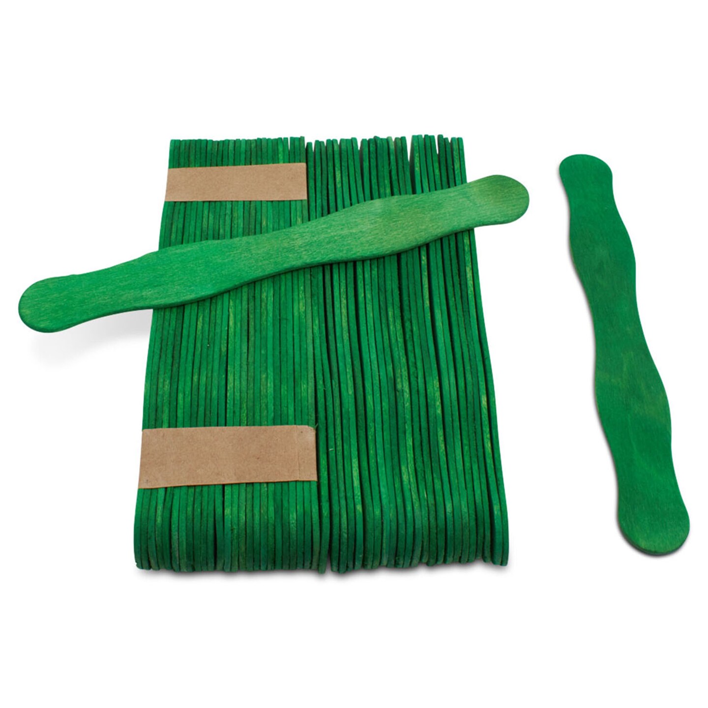 Green Popsicle Sticks 