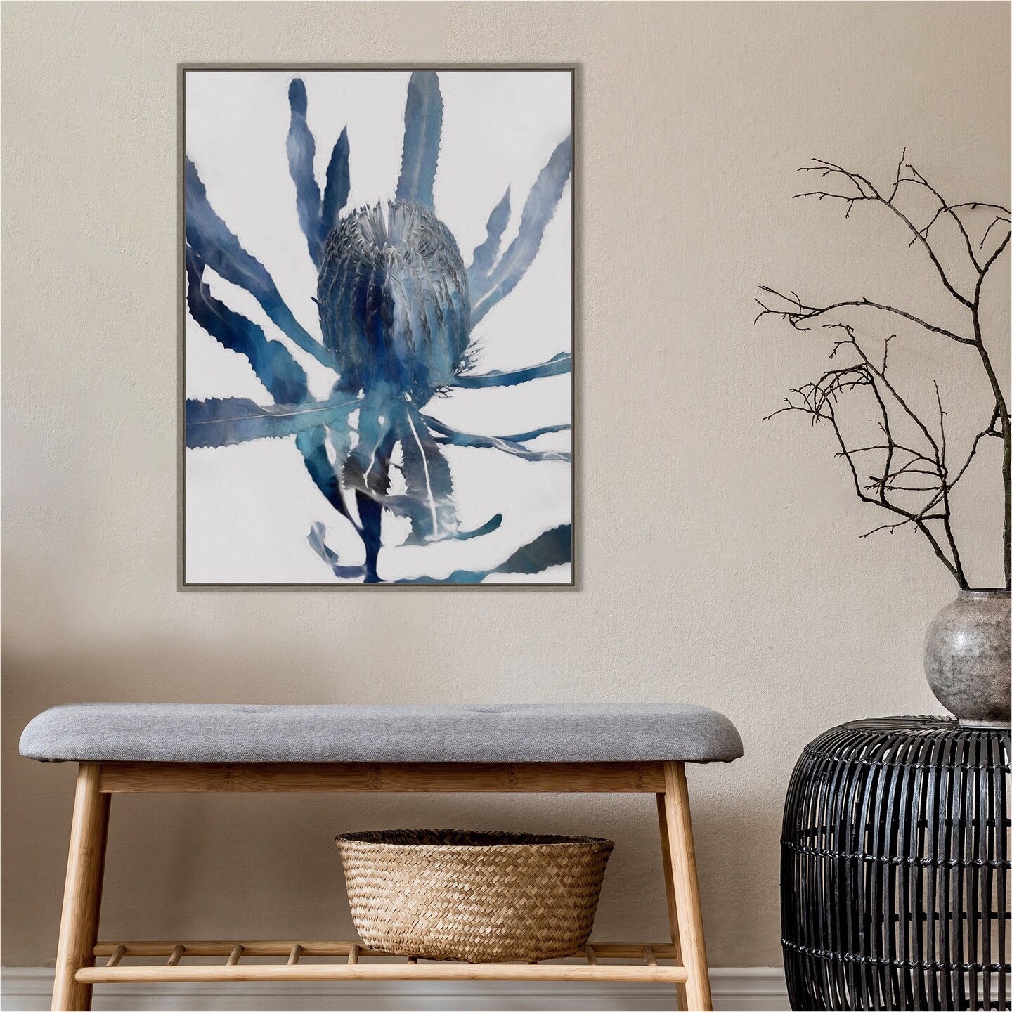 Flowers From the Ashes I by Urban Road Canvas Wall Art Print Framed