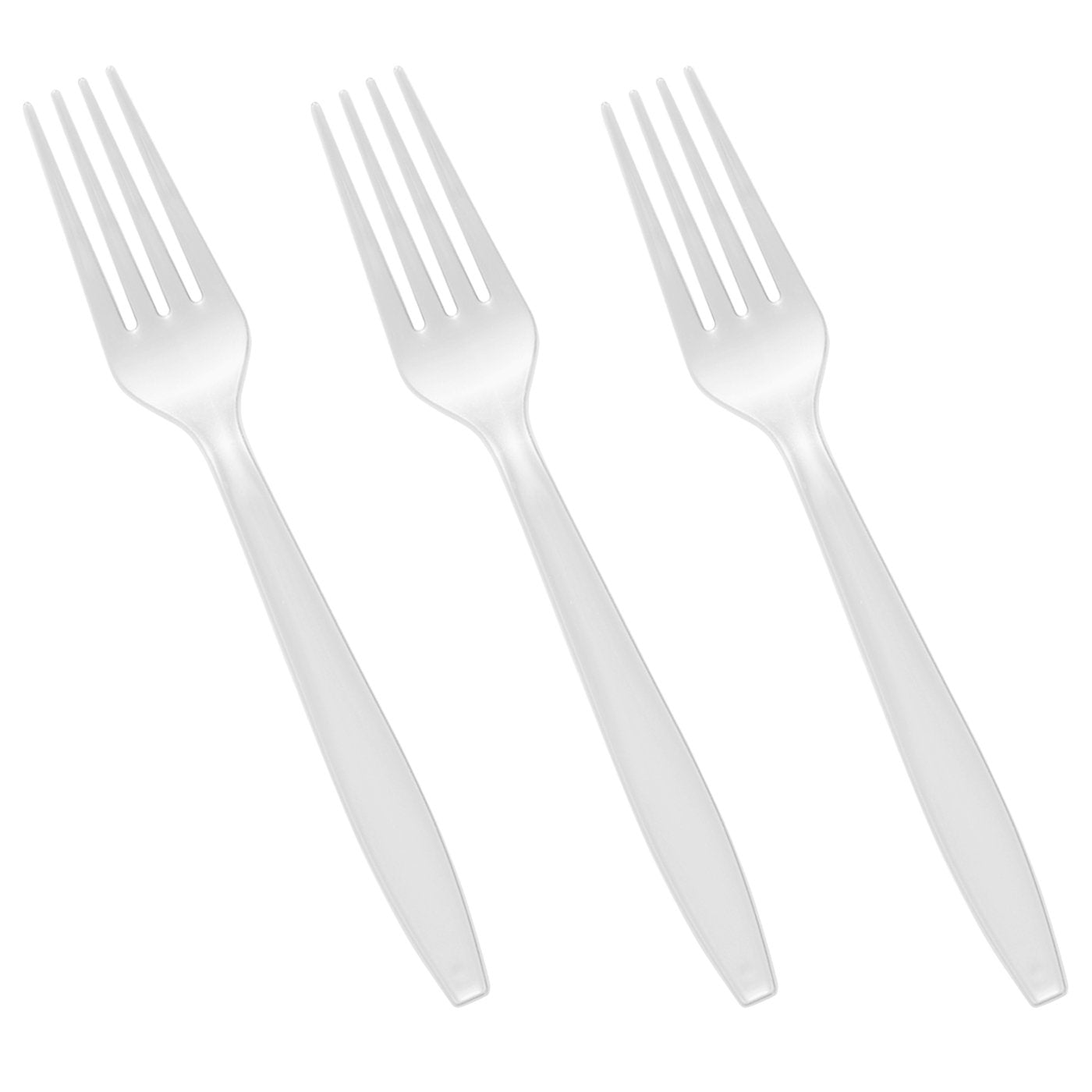 White Plastic Disposable Forks (1000 Forks) | Plastic Cutlery | Michaels