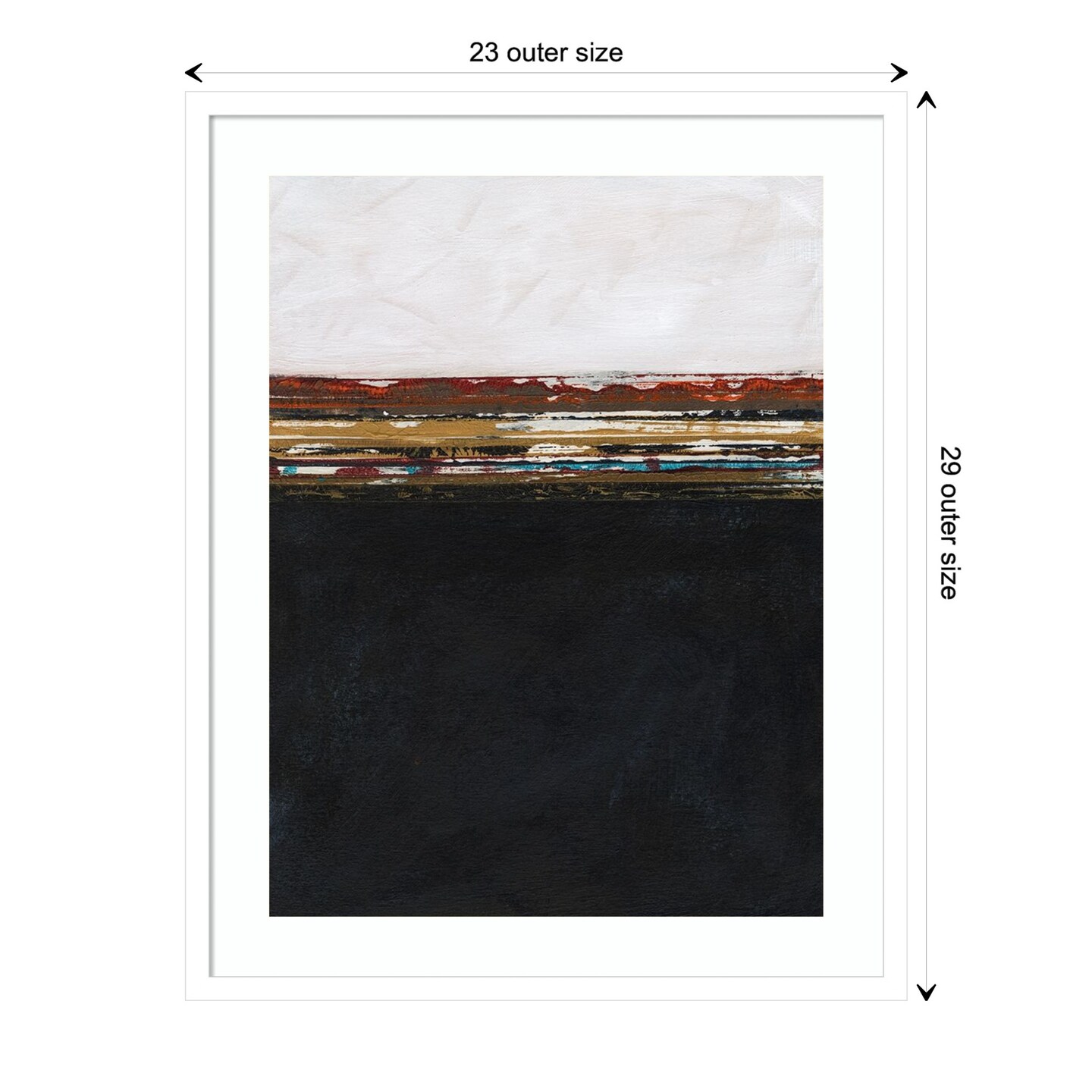 A Sense of Space I by Jodi Fuchs Wood Framed Wall Art Print