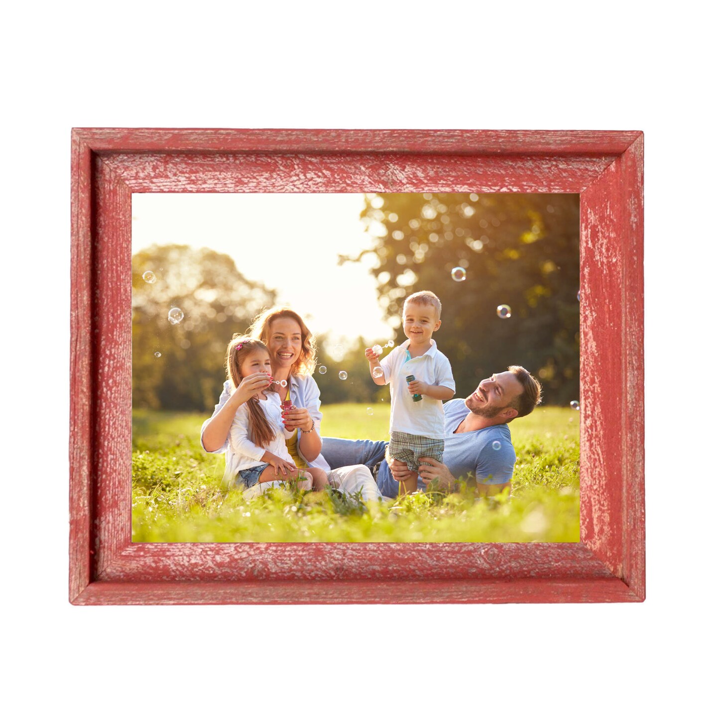 Rustic Farmhouse Signature Series 9 in. x 12 in. Reclaimed Wood Picture Frame