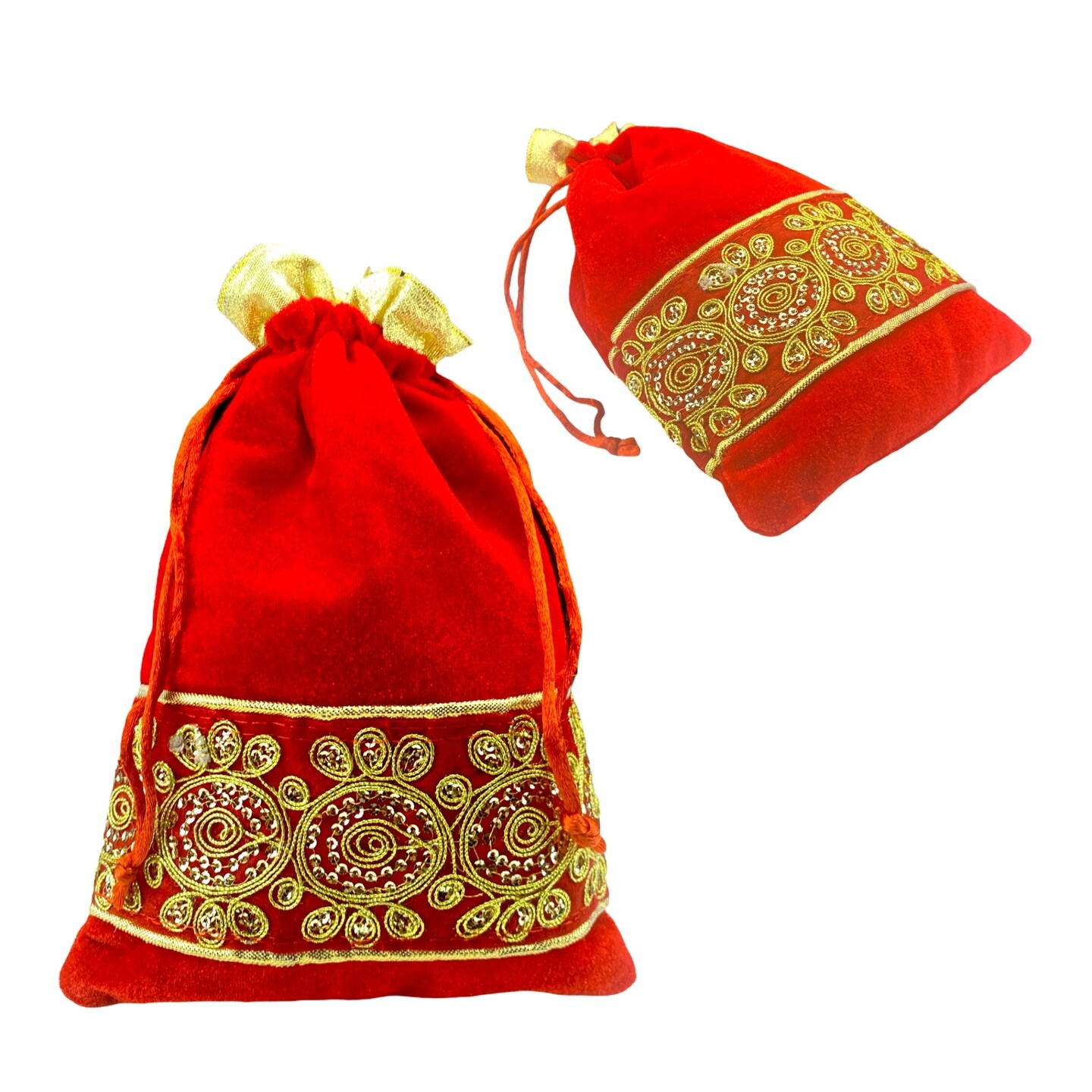 Zari Potli Bags, Favor, Indian Muslim Punjabi Wedding Favor, Diwali