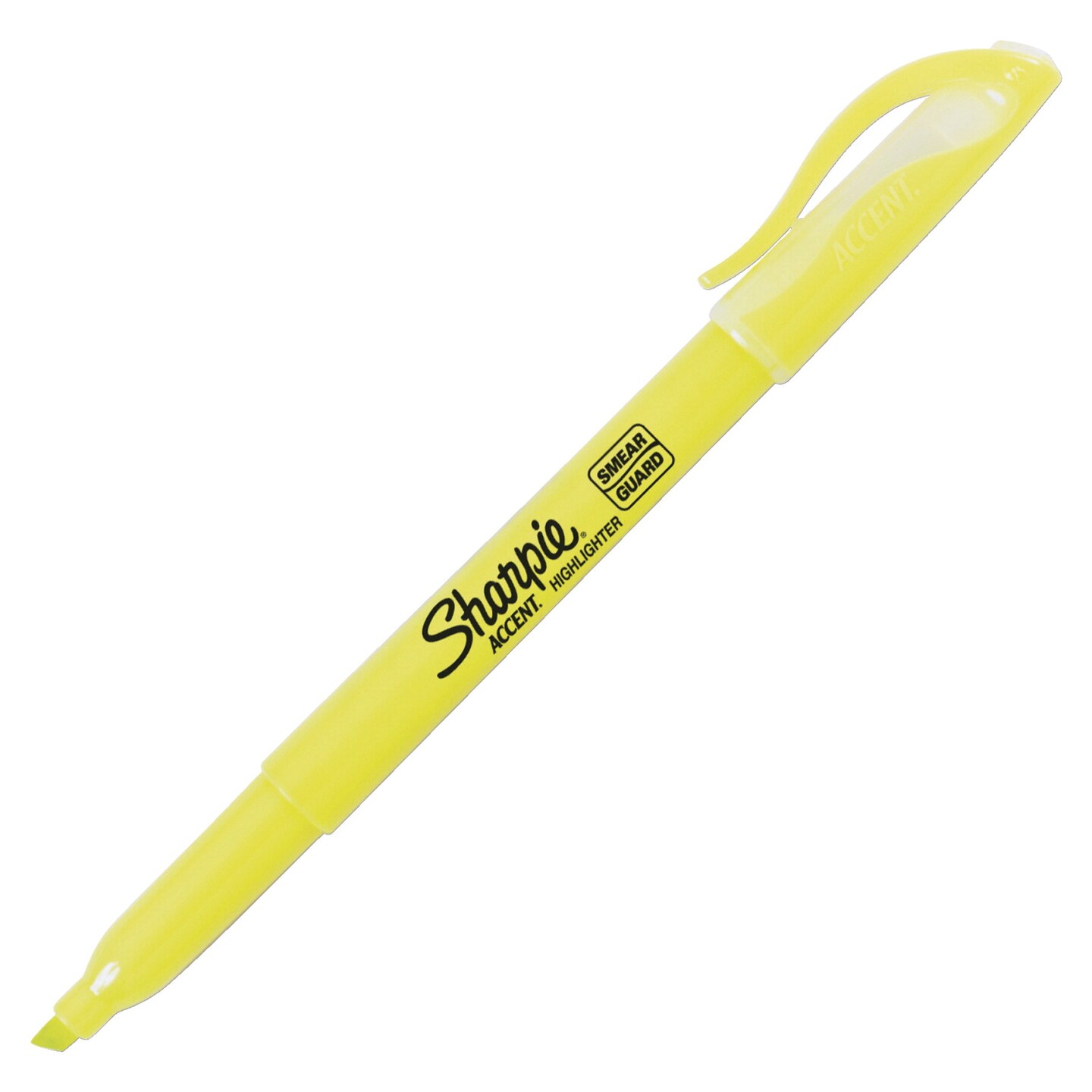 Sharpie Accent Smear Guard NonToxic Pocket Style SmearResistant
