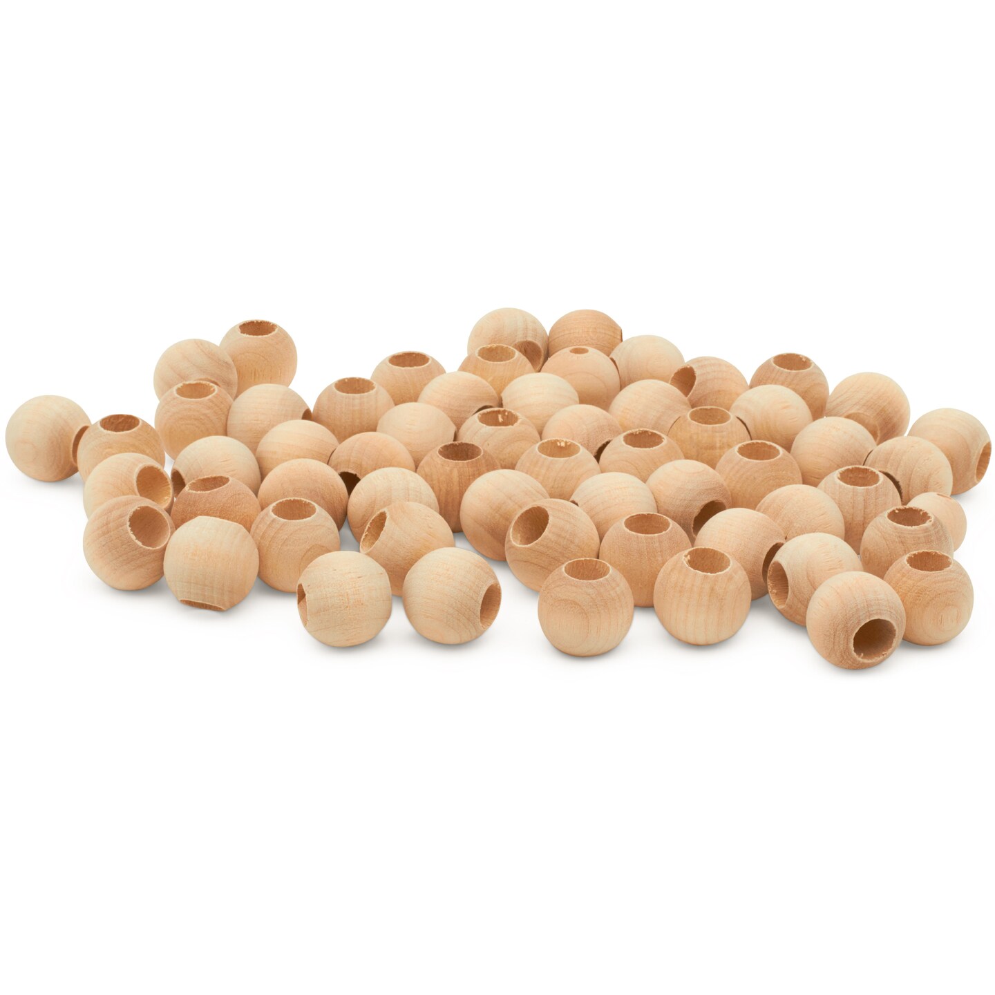 Unfinished Wooden Ball Beads, Multiple Sizes Woodpeckers Wood Beads Michaels