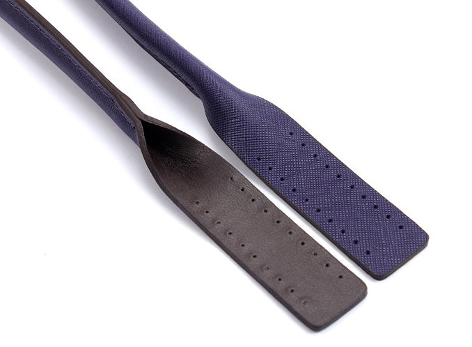 20.4&#x22; byhands Boston Series Saffiano Leather Purse Handles, Tote Bag Strap, Blue Ribbon (32-5203)