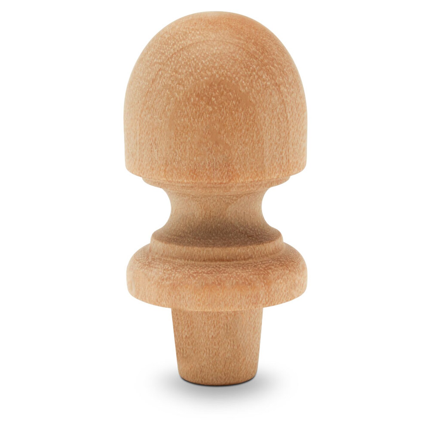 Small Wood Finials, 1-1/2 inch for Crafting & DIY Dcor |Woodpeckers