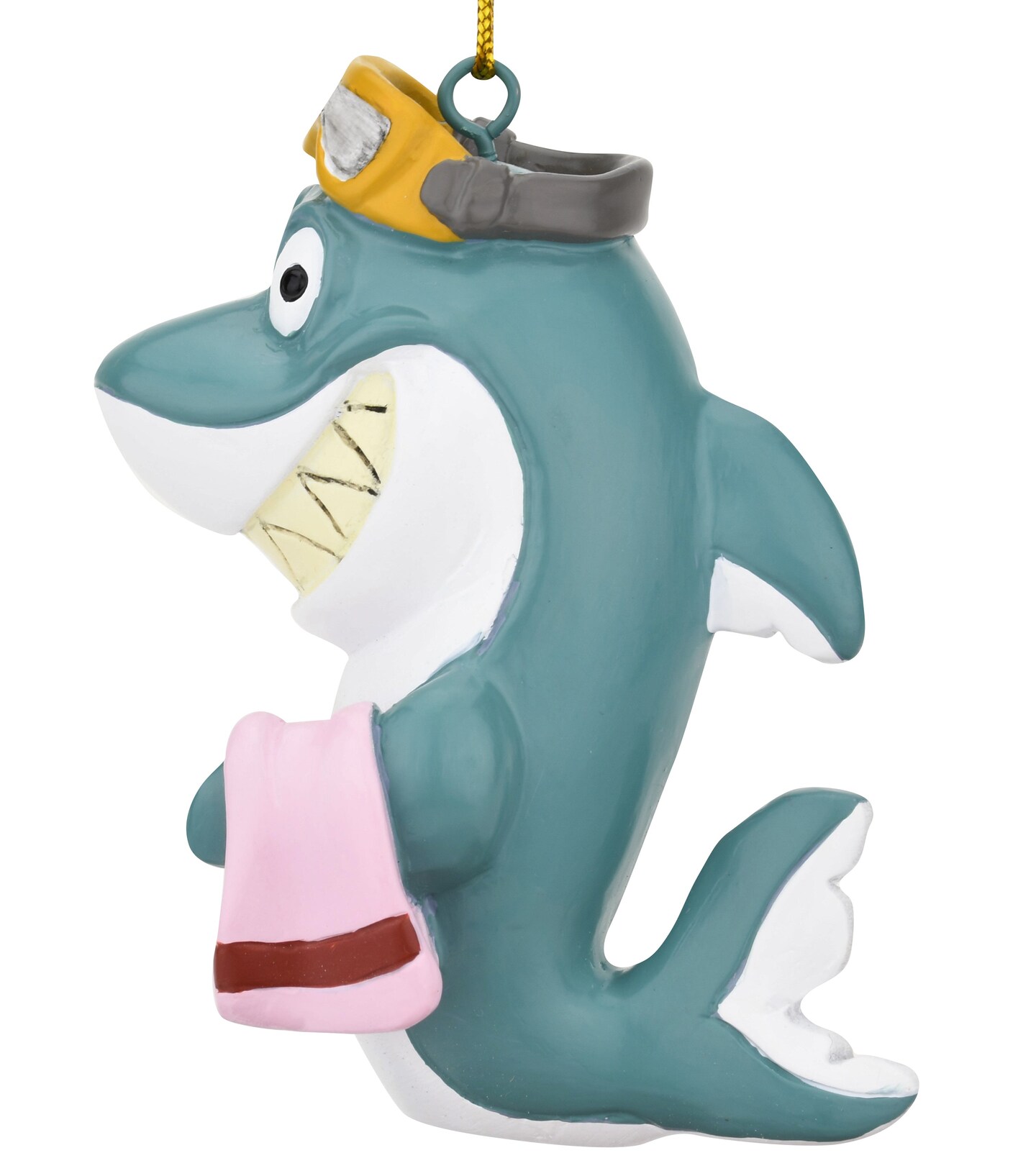 Beach Shark Christmas Ornament