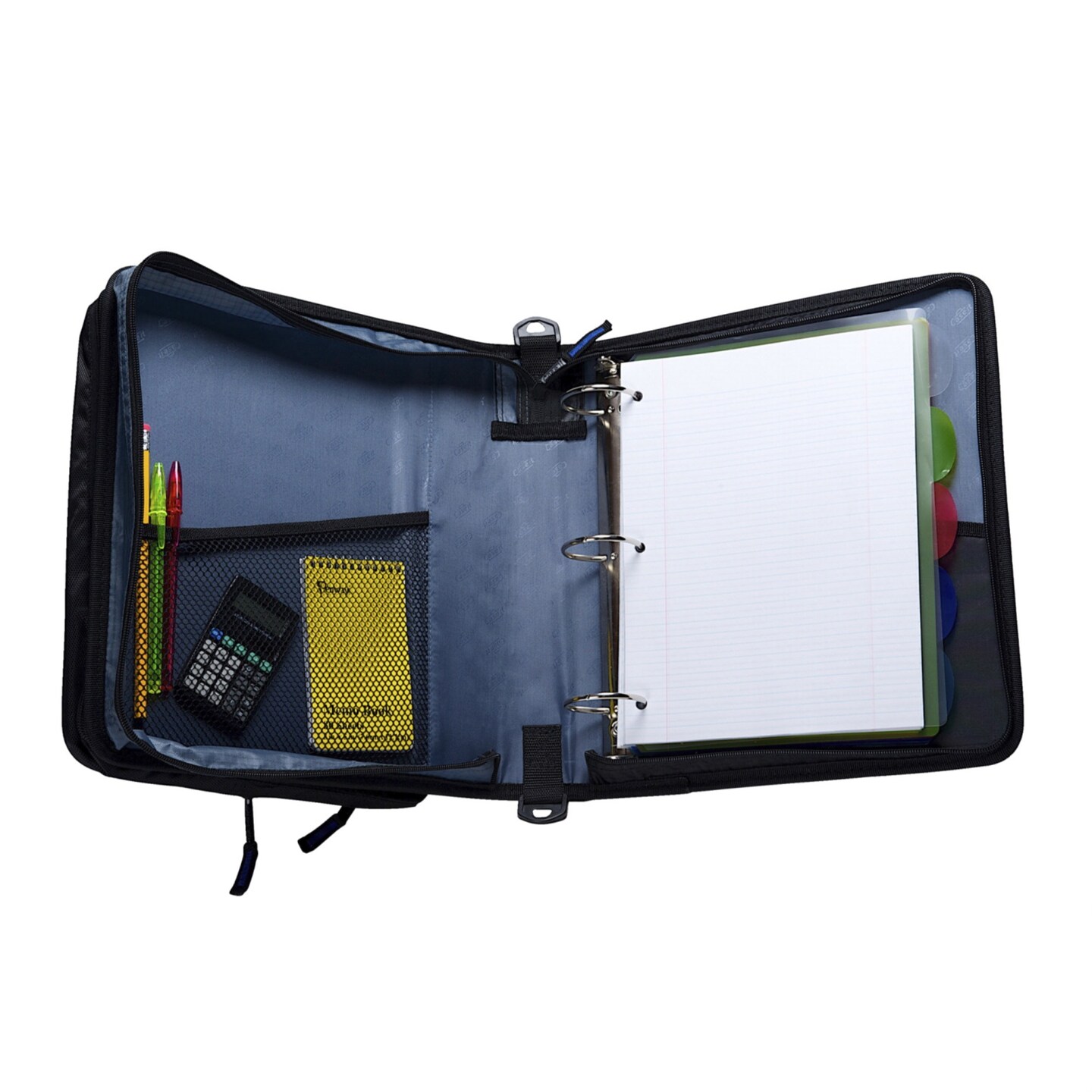 Caseit Universal Laptop Zipper Binder, ORing, 2 Inches, Black Canvas Tools & Accessories