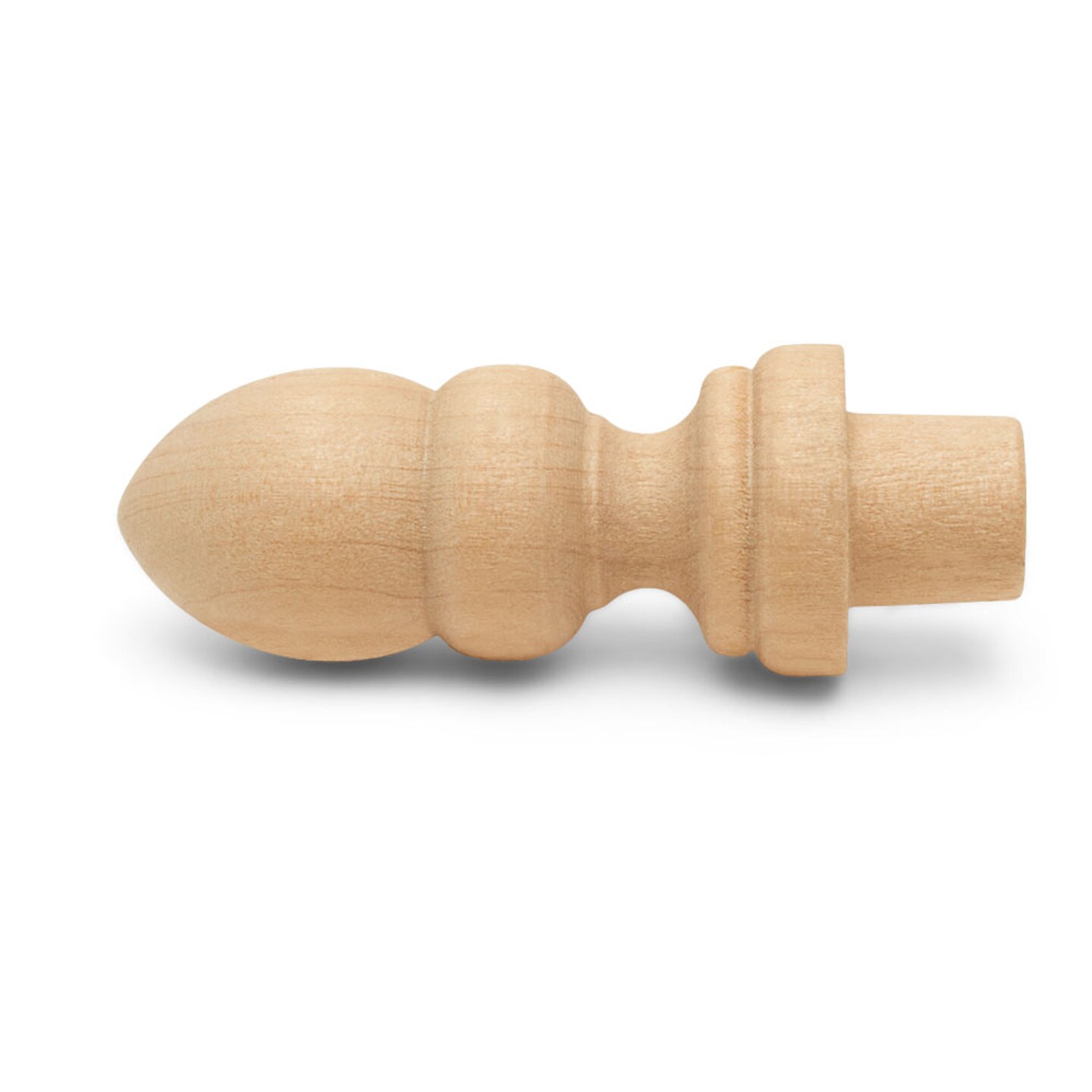 Wood Finials, 2-7/16 inch for Crafting & DIY Dcor |Woodpeckers
