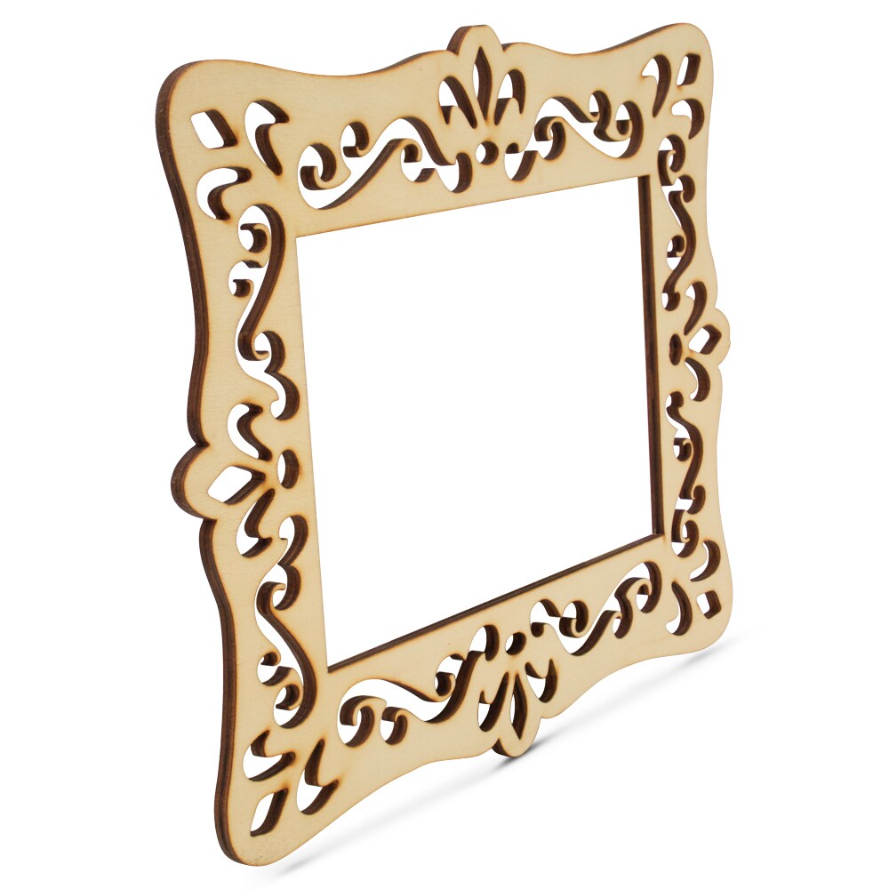 Buy Unfinished Small Wooden Frames (Pack of 12) at S&S Worldwide