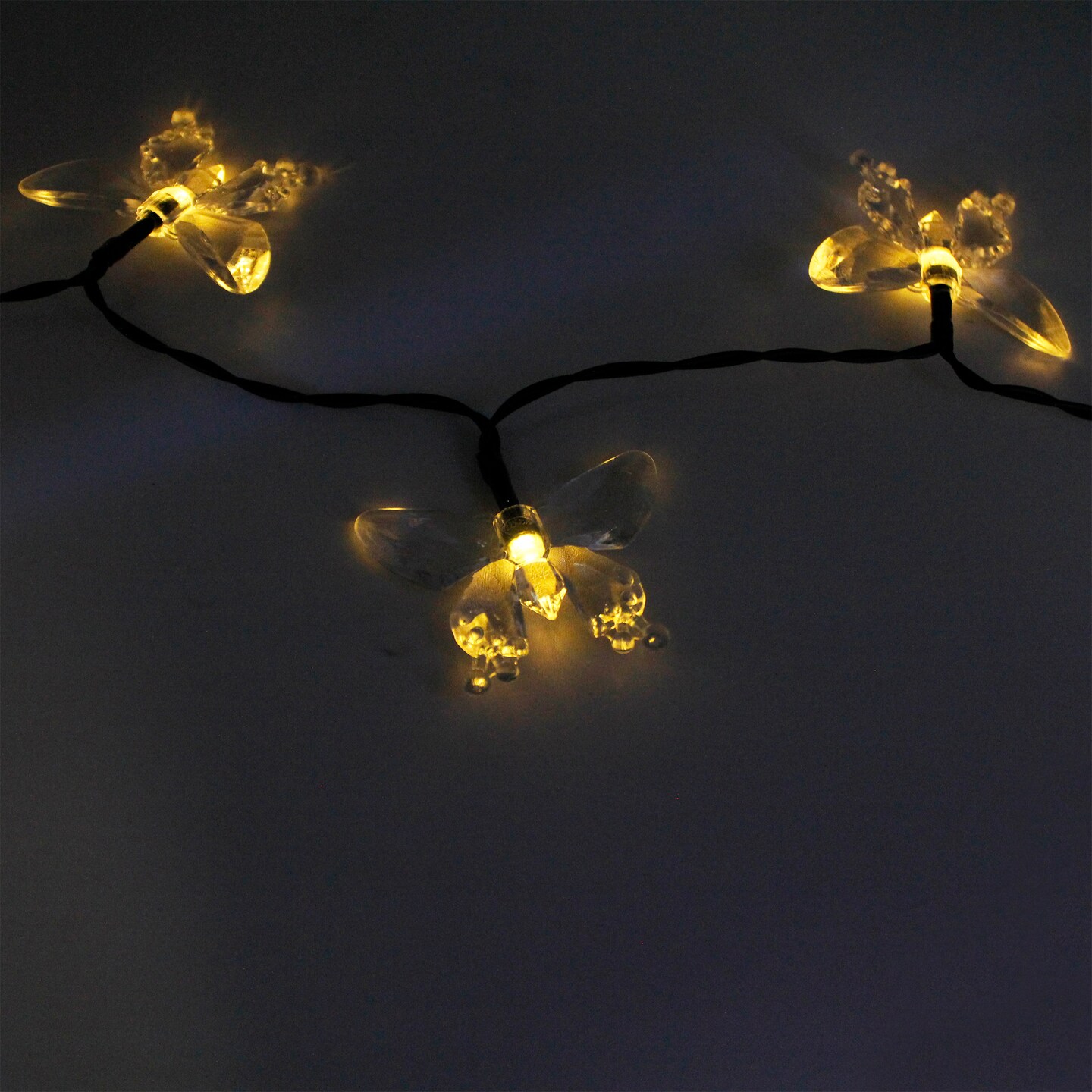 Perfect Holiday LED Solar String Lights Butterfly Design Novelty