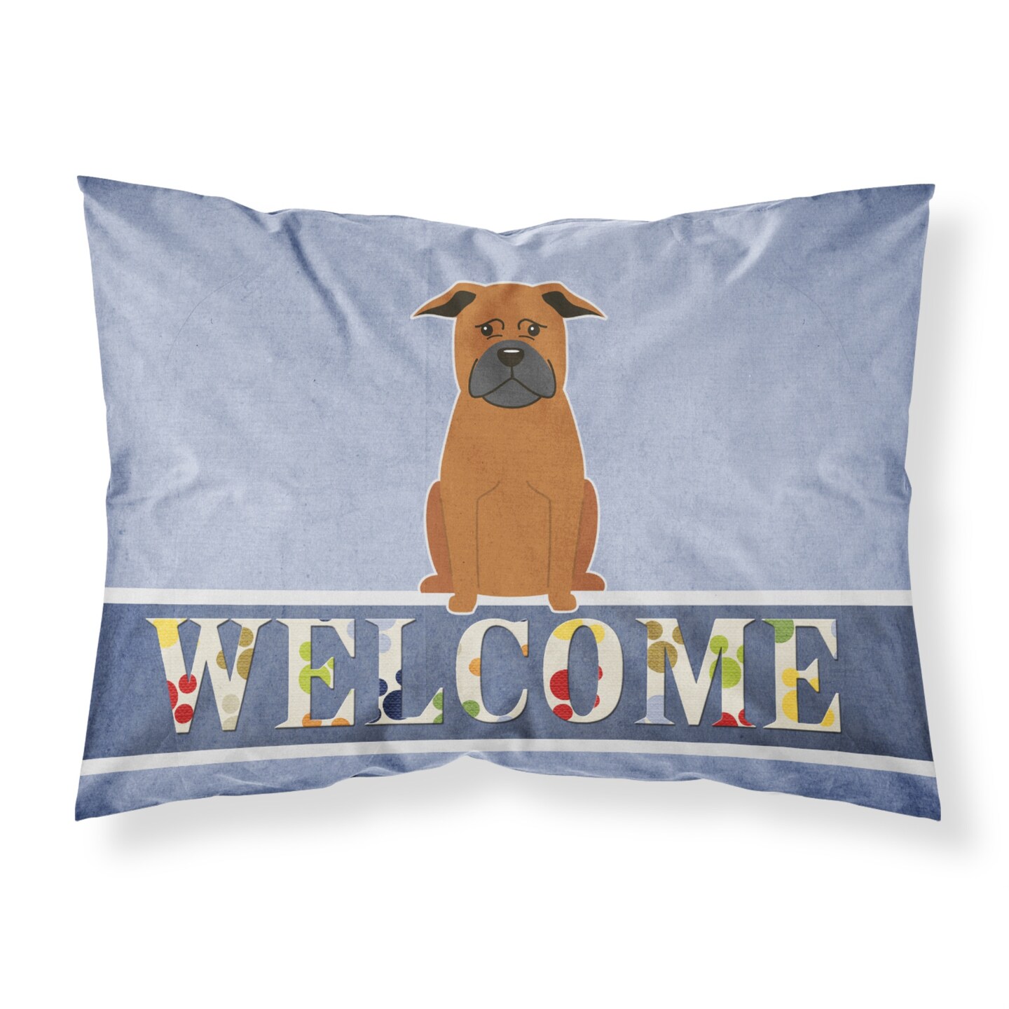 &#x22;Caroline&#x27;s Treasures Chinese Chongqing Dog Welcome Pillowcase, Standard, Multicolor&#x22;