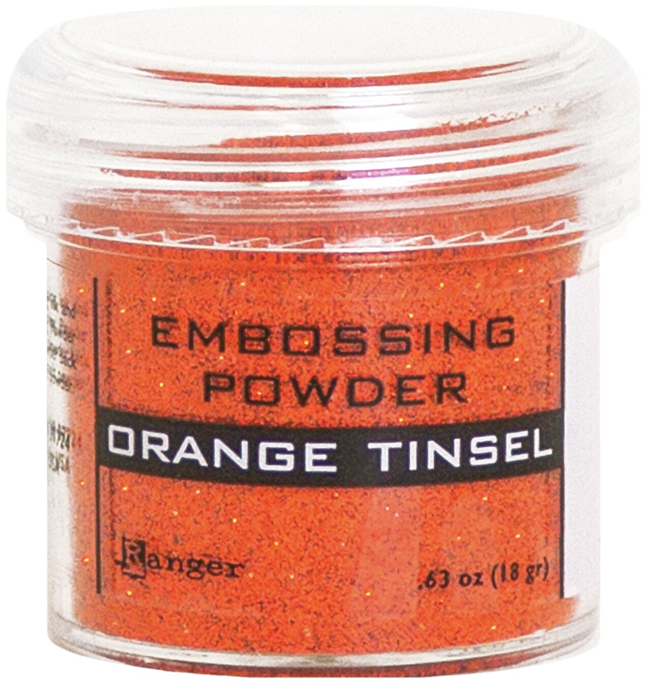 Ranger Embossing PowderOrange Tinsel Stencils & Forms Michaels
