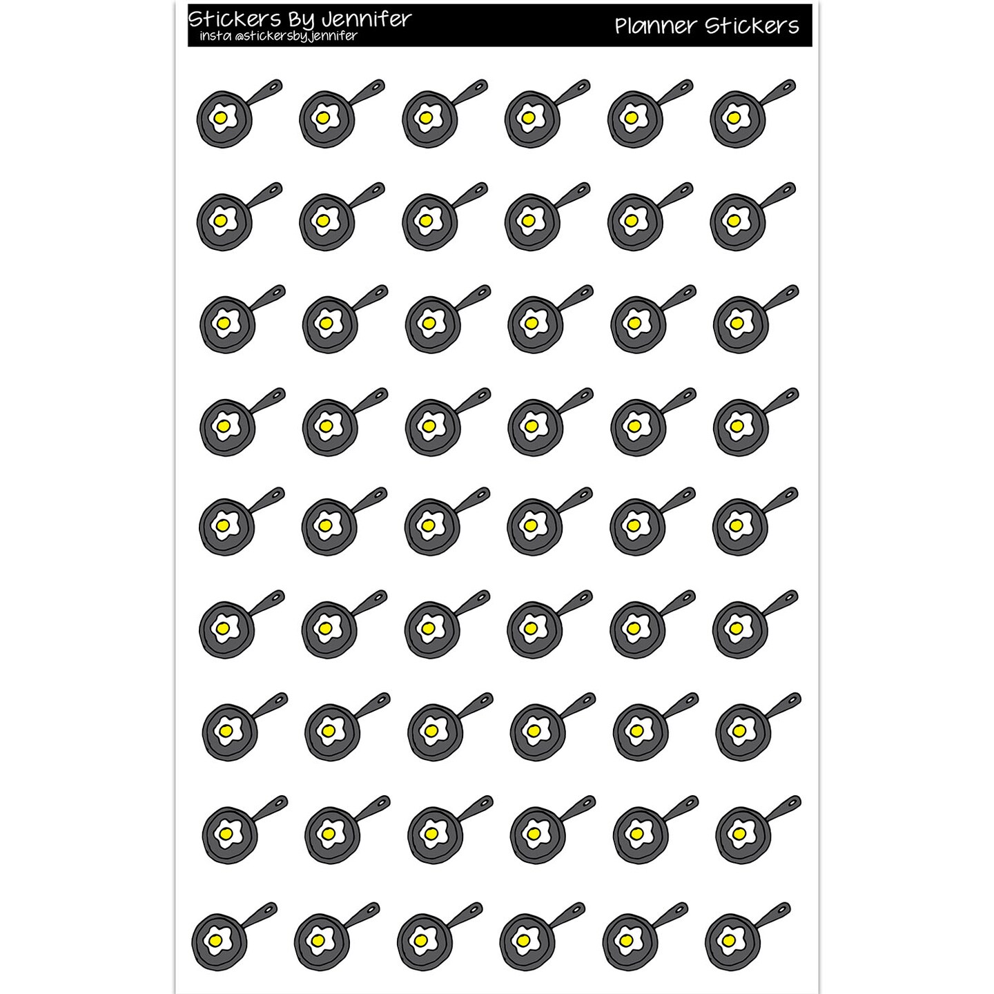 Cooking Pan Planner Stickers Scrapbooking Kids DIY Arts Crafting