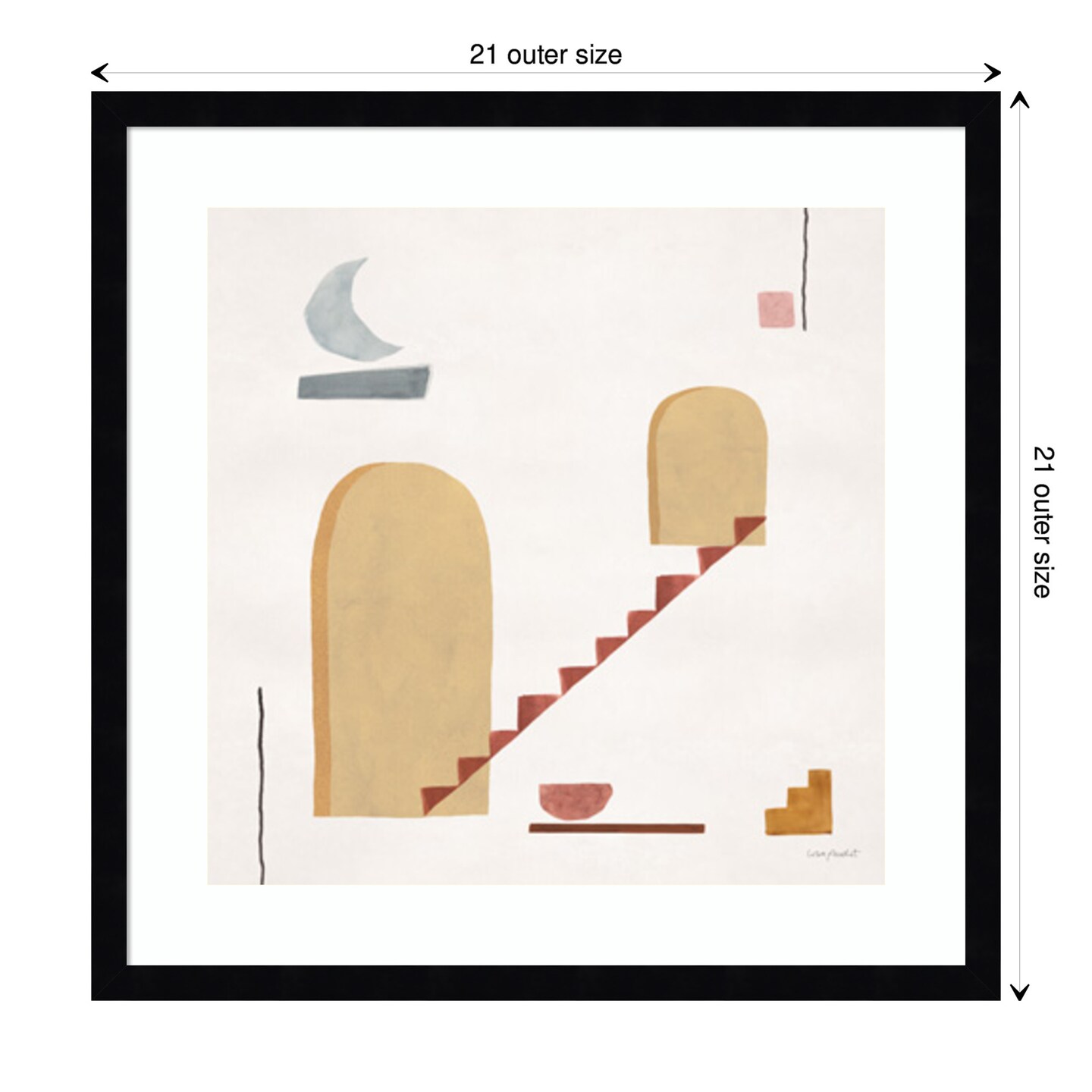 My House 02 by Lisa Audit Wood Framed Wall Art Print Michaels