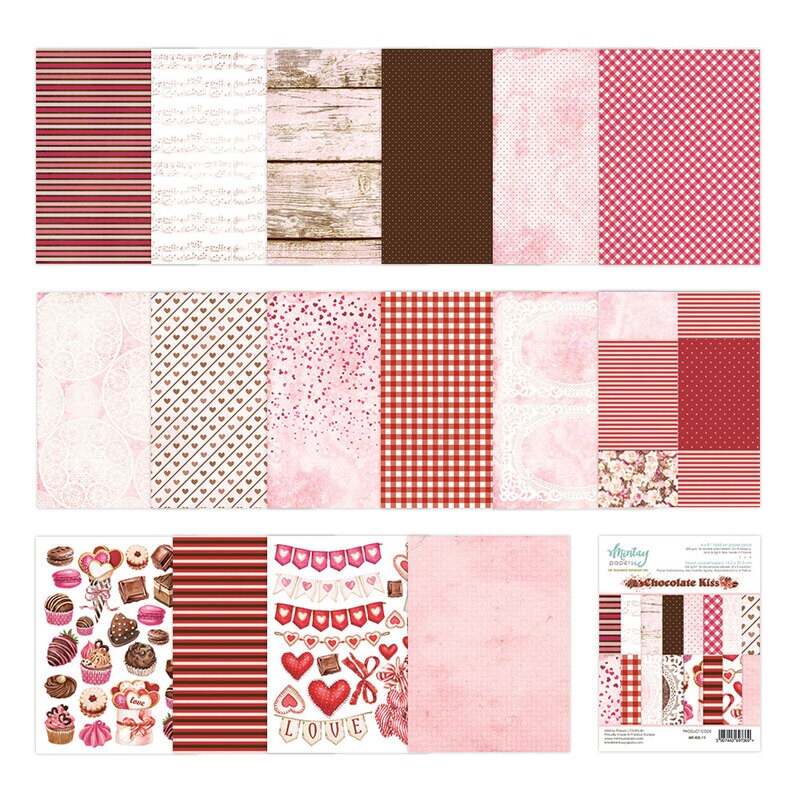 Chocolate Kiss 6x8 AddOn Paper Pad Mintay Papers Paper Michaels