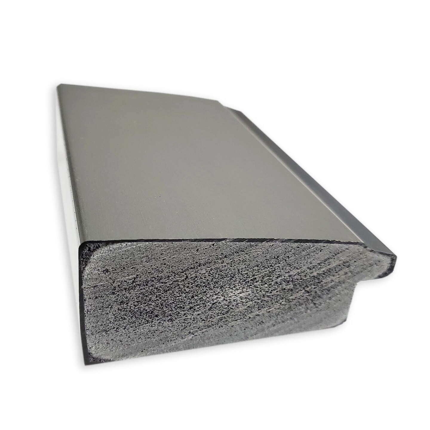 Beveled Bathroom Wall Mirror, Vista Brushed Nickel Frame