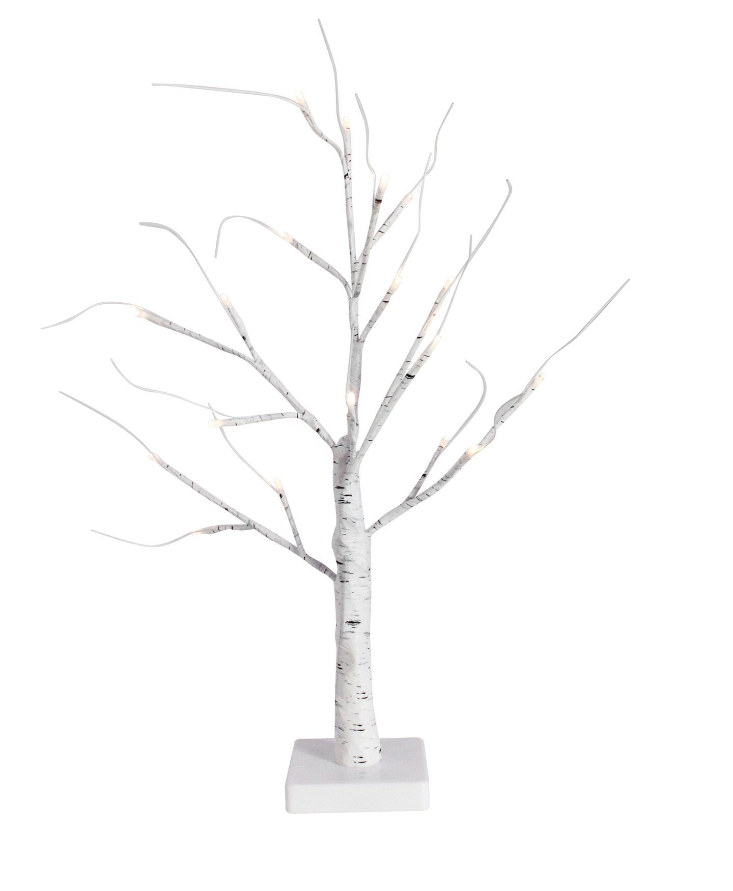 Perfect Holiday 50CM Table Birch Tree Pre-Lit - Pack of 2