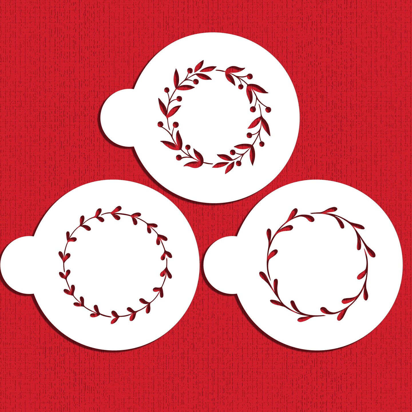 Vine Wreaths Cookie Stencil Set | C1025 by Designer Stencils |