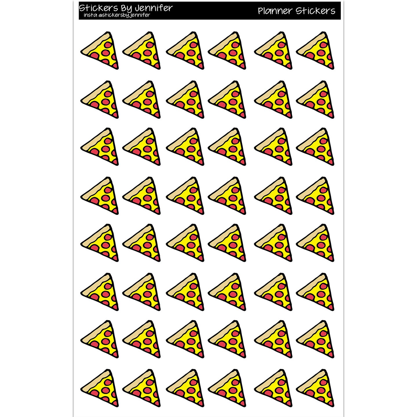 Pizza Planner Stickers Scrapbooking Kids DIY Arts Crafting Michaels