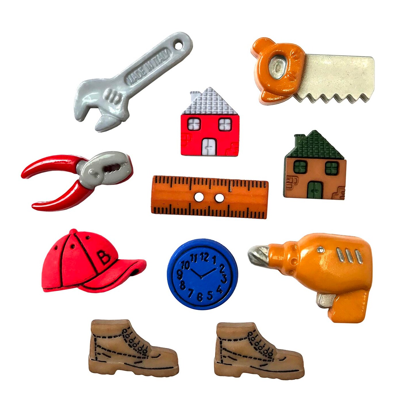 Buttons Galore 50+ Hobby Button Bundle for Sewing &#x26; Crafts - Set of 6 Button Packs