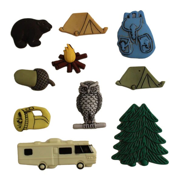Buttons Galore 50+ Nature Button Bundle for Sewing &#x26; Crafts - Set of 6 Button Packs