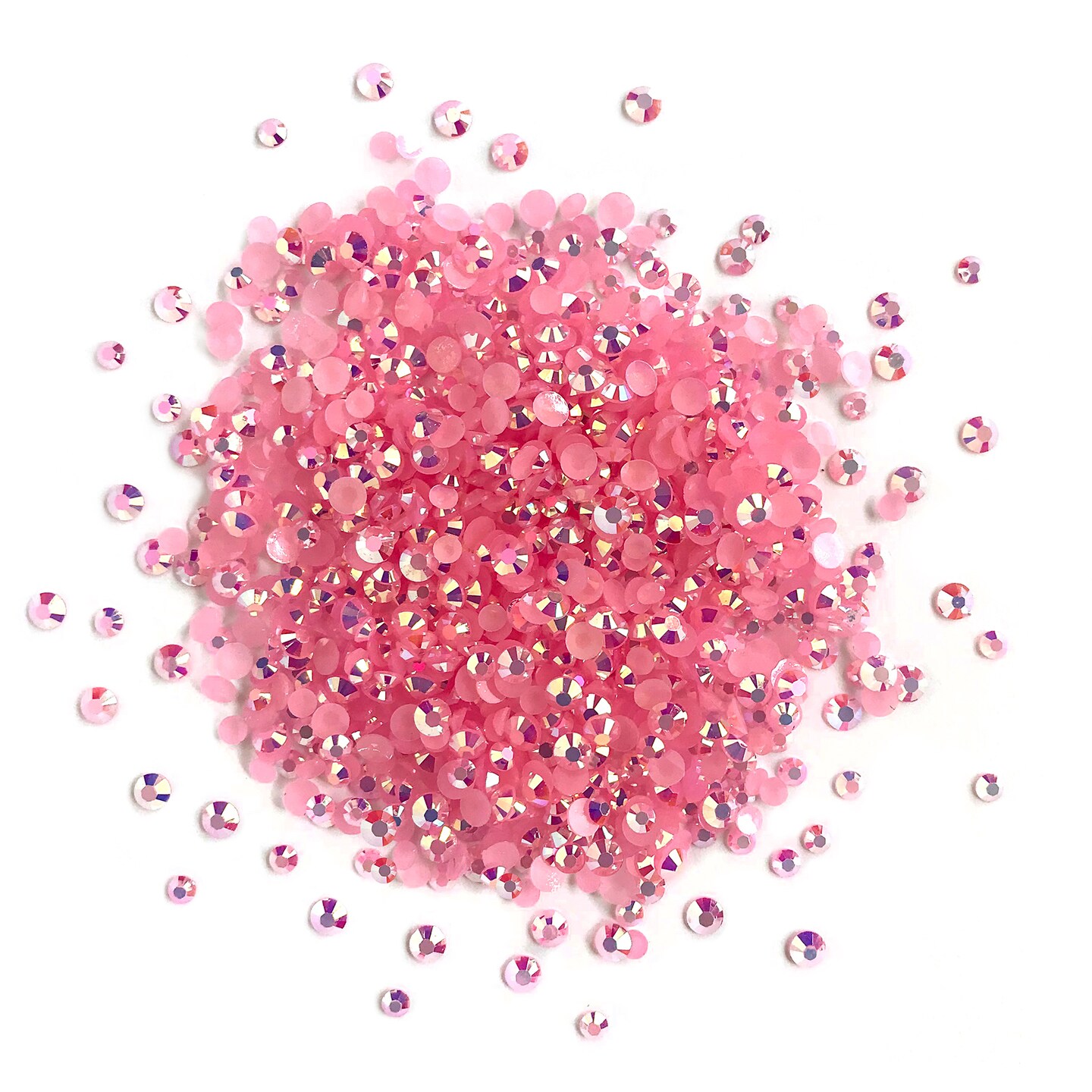Buttons Galore and More Flat Back Jewelz Bundle in Gemstone Iridescent Colors - Over 4000 Gems