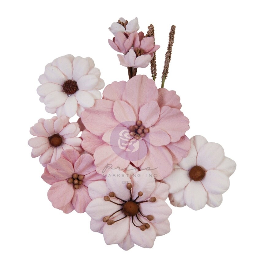 Prima Marketing Mulberry Paper Flowers-Beautiful Story/Indigo | Fashion ...