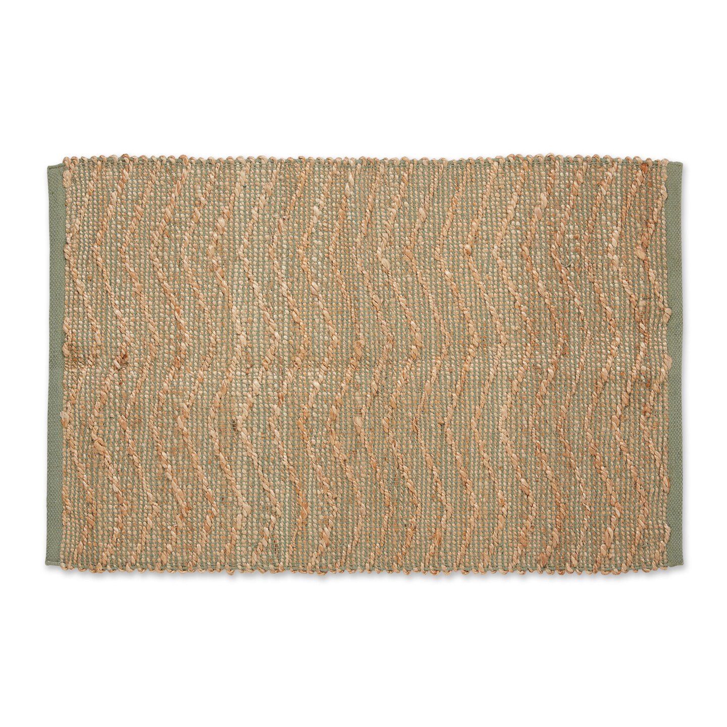 DII Artichoke With Natural Jute Chevron HandLoomed Rug Michaels