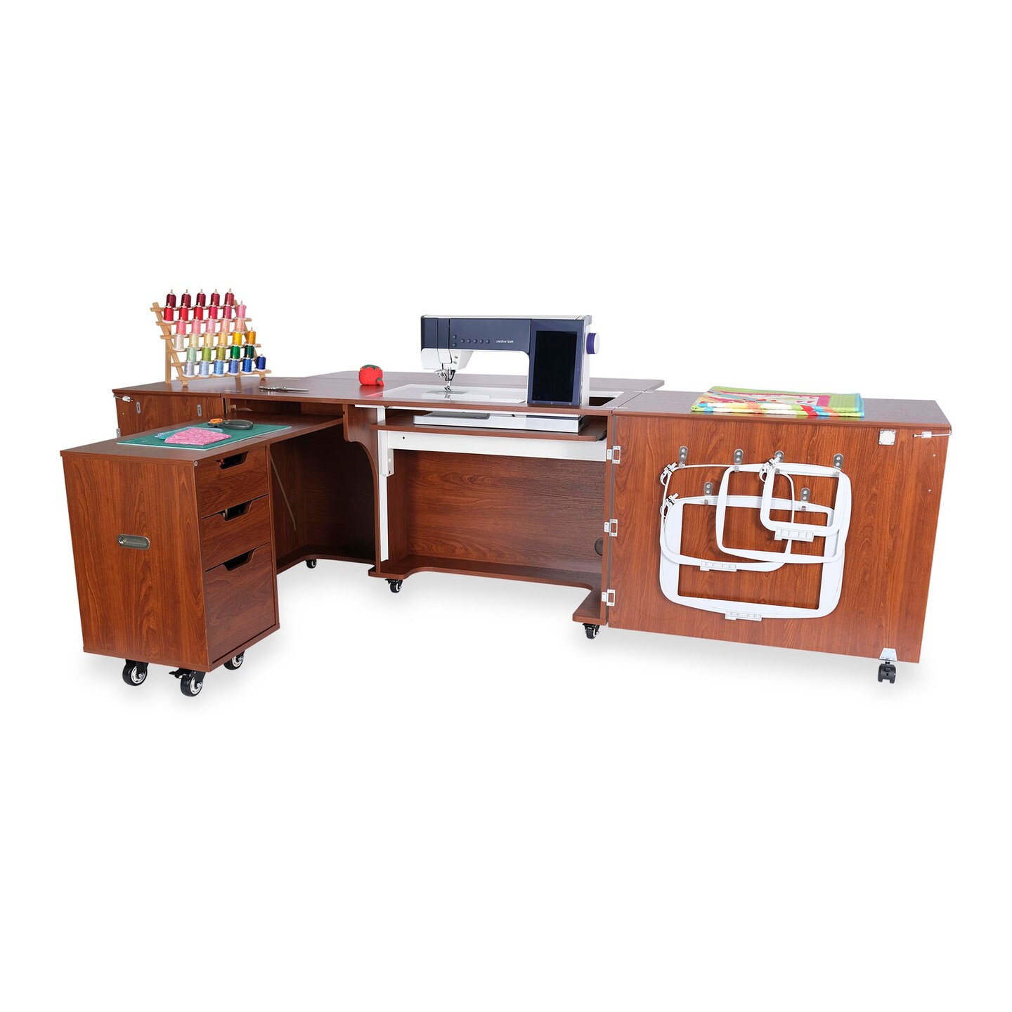 Kangaroo Outback XL Sewing Cabinet with Hydraulic Lift & Expandable Work Surface