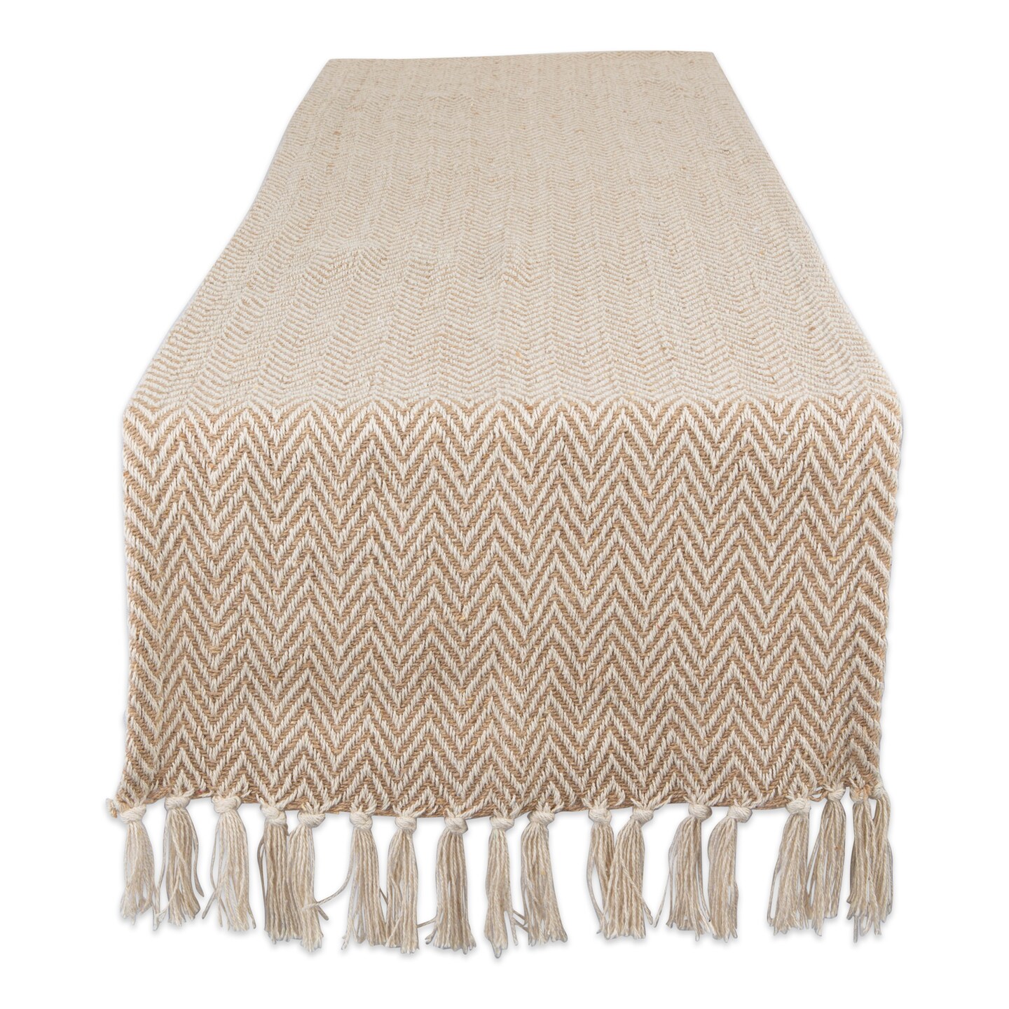 DII Stone Chevron Handloom Table Runner | Michaels