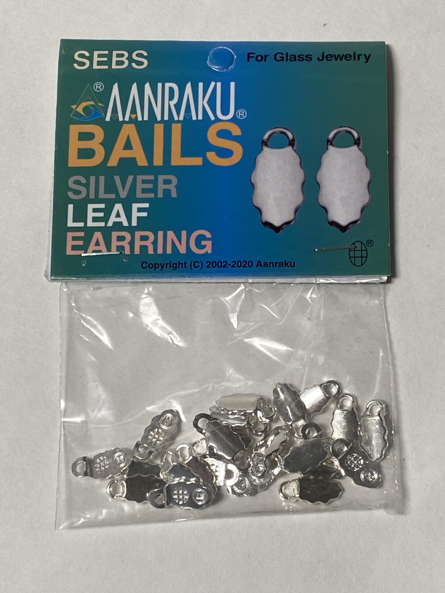 Silver Leaf Earring Bails